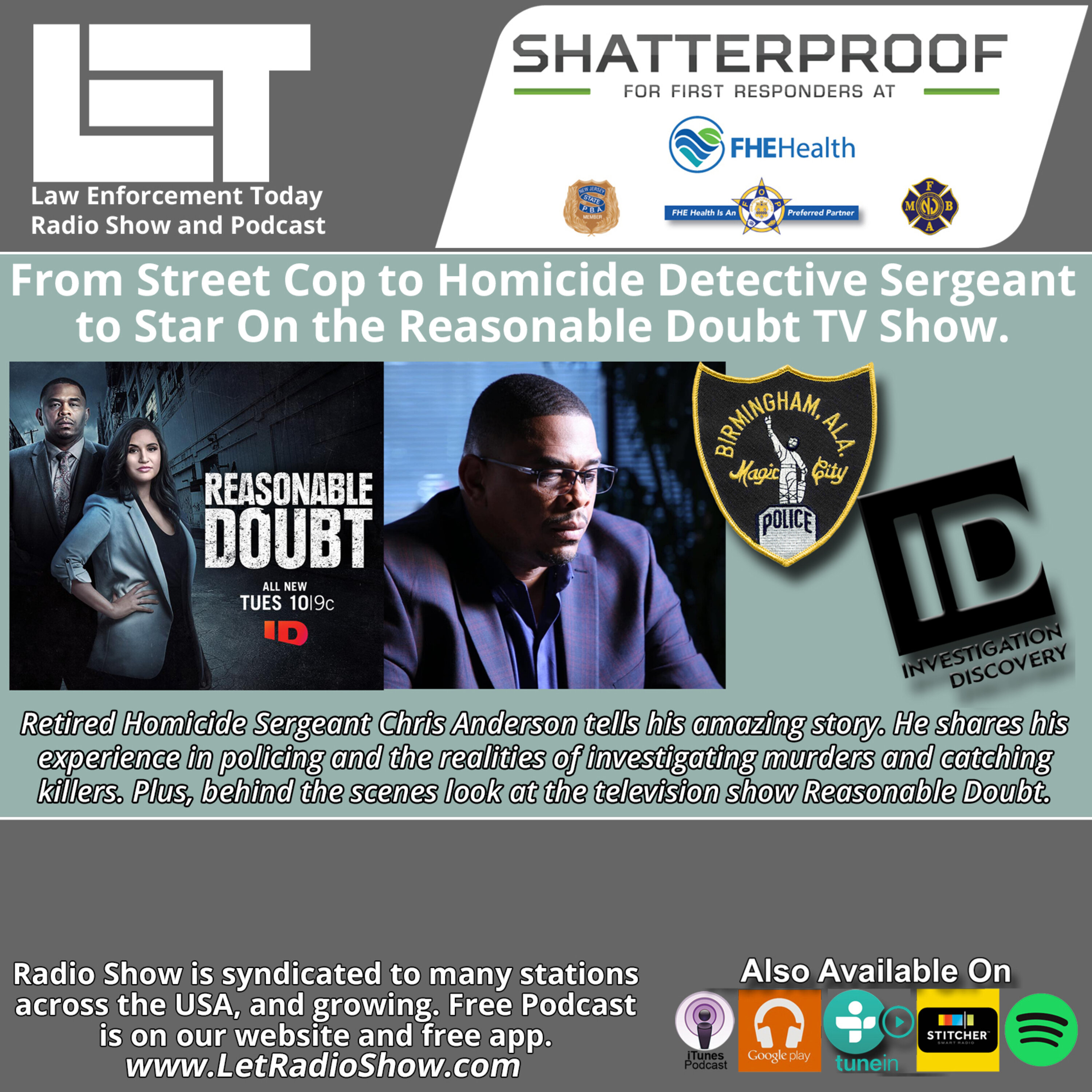 S6E69: From Street Cop to Homicide Detective Sergeant to TV Star on Reasonable Doubt. Image