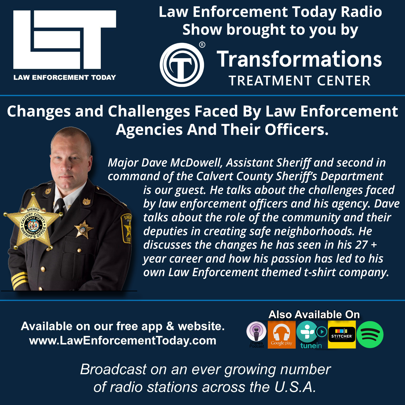 Cops Changes and Challenges. Assistant Sheriff Tells All.