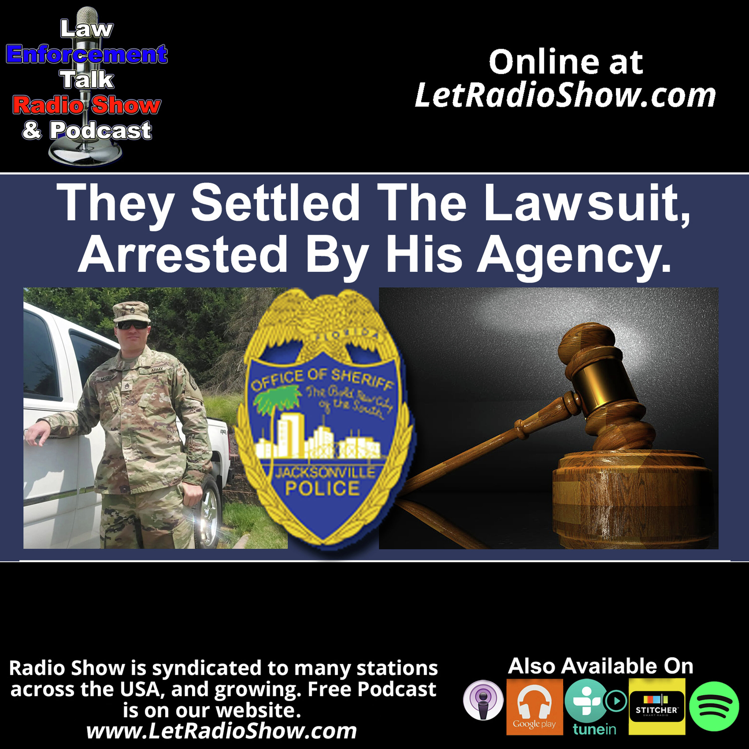 They Settled The Lawsuit, Arrested By His Agency. They Settled The Lawsuit, Arrested By His Agency.