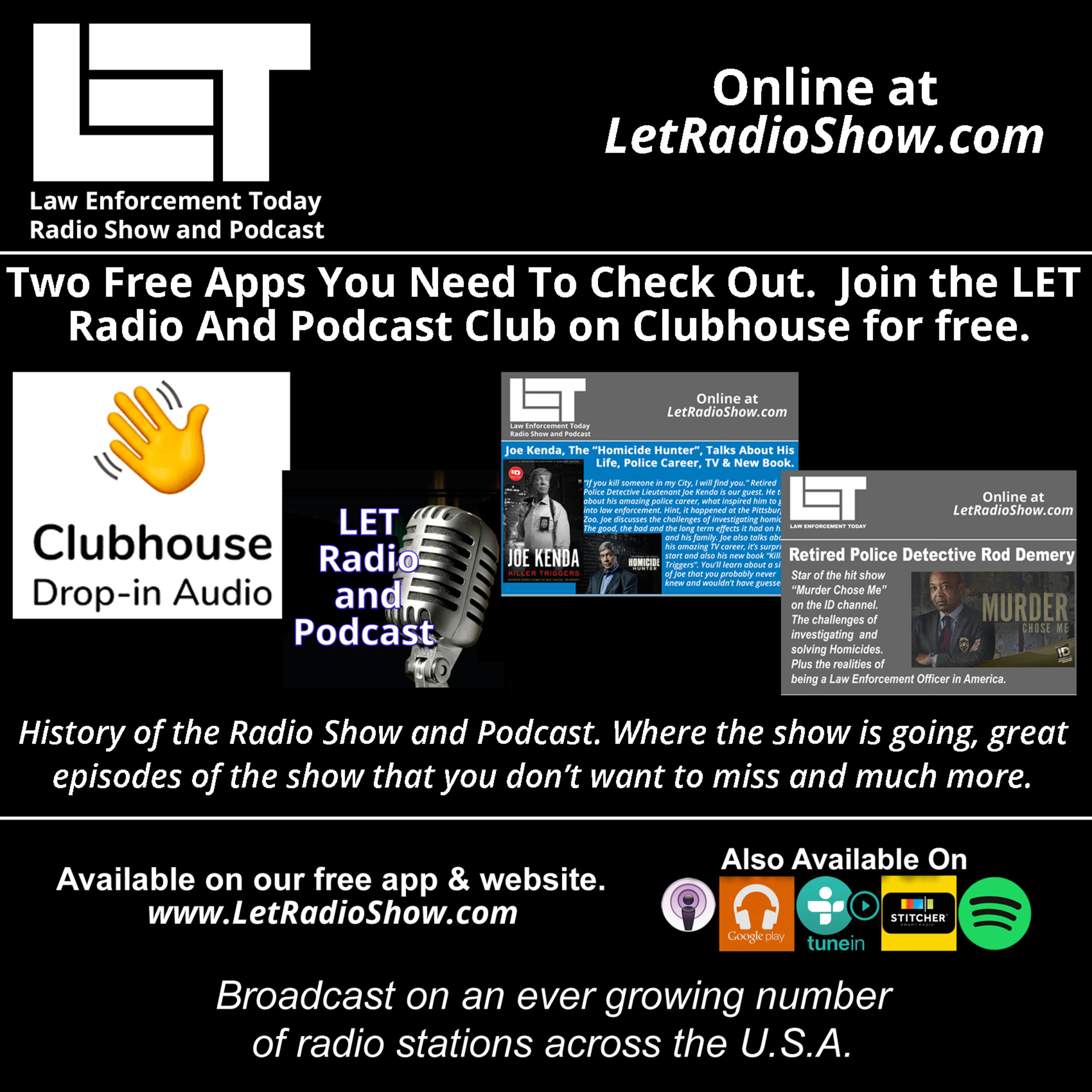 S6E3: Two Free Apps You Need To Check Out. Join The LET Radio And Podcast Club on Clubhouse For Free.