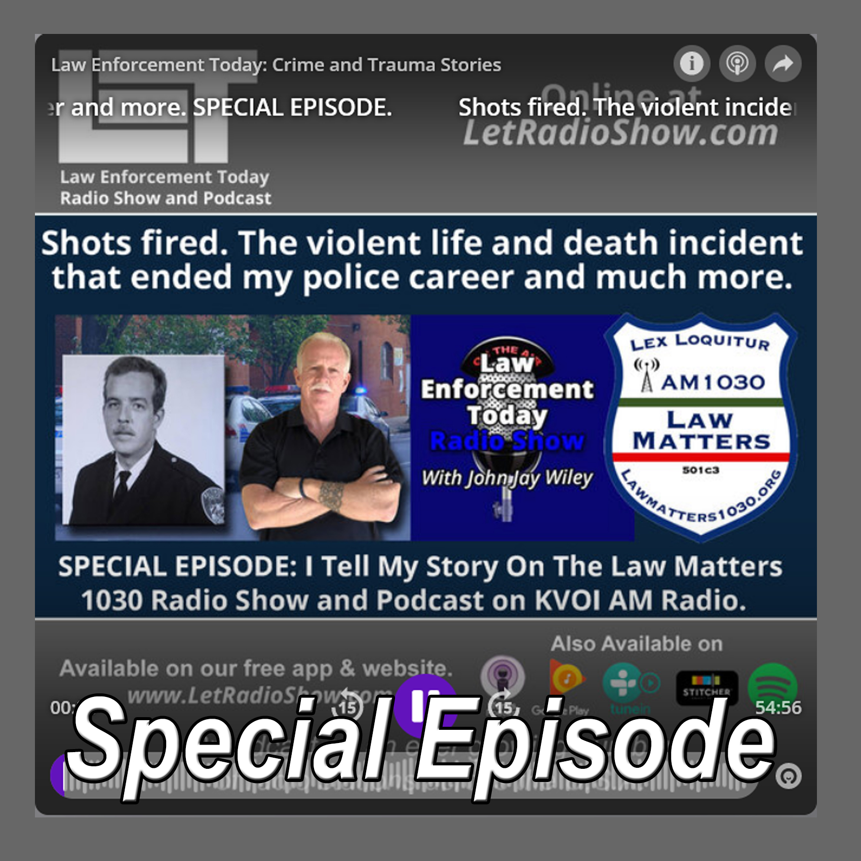 Baltimore Police Officer's Life and Death Gunfight Ended His Career. Special Episode