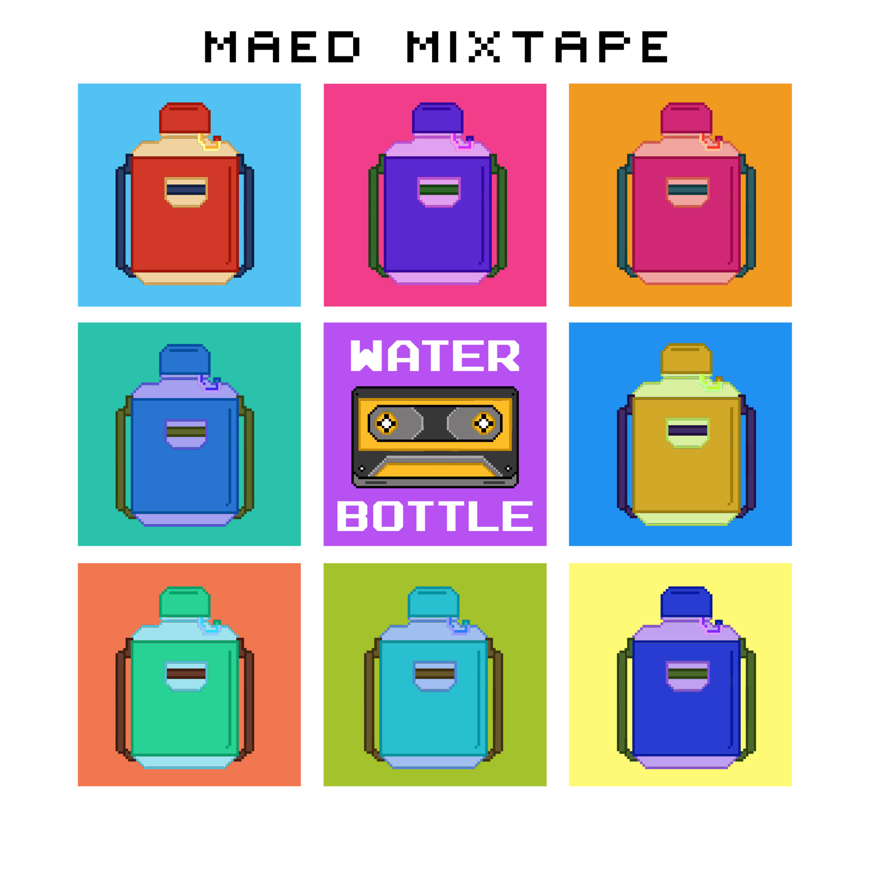 Maed Mixtape - Water Bottle