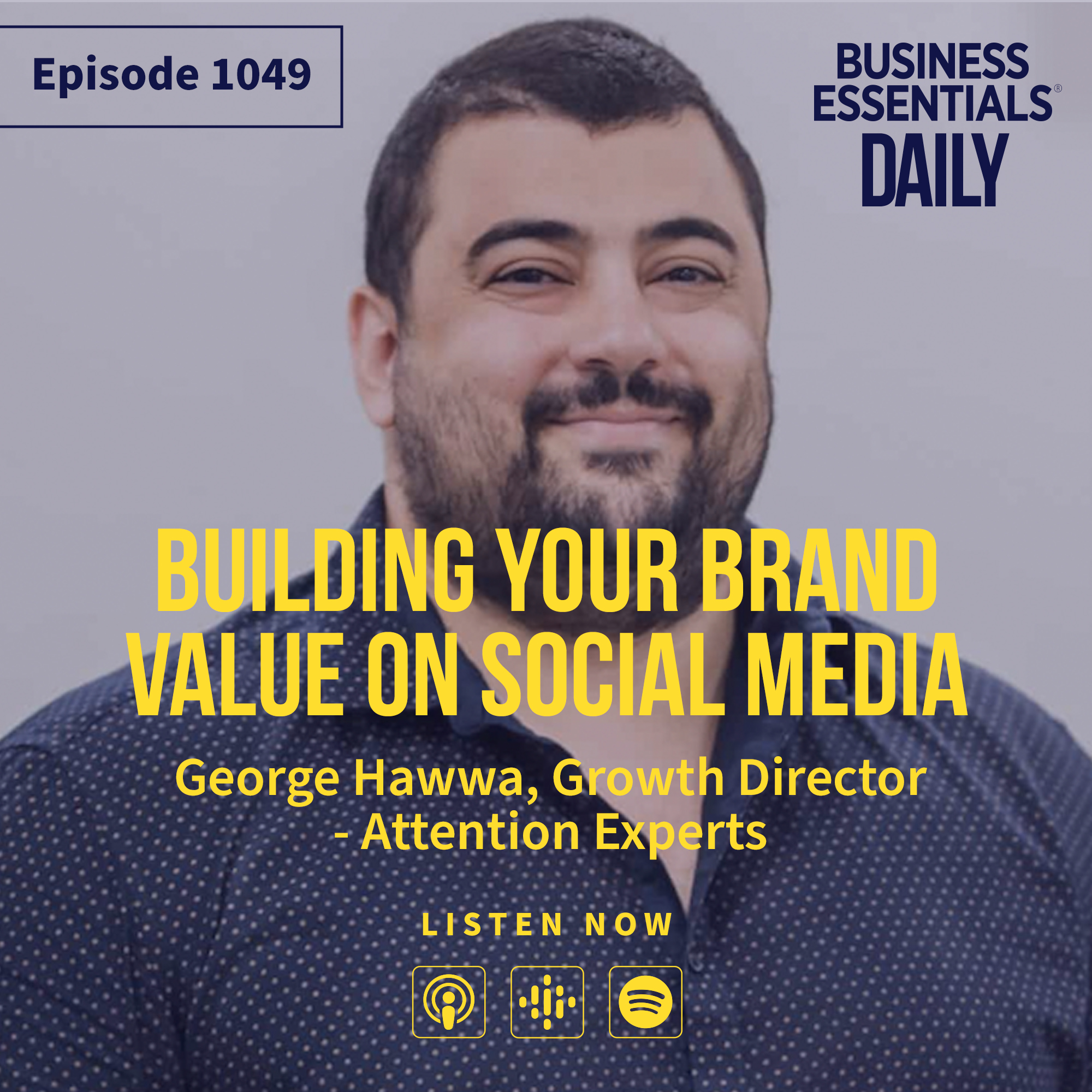 Building your brand value on social media episode artwork
