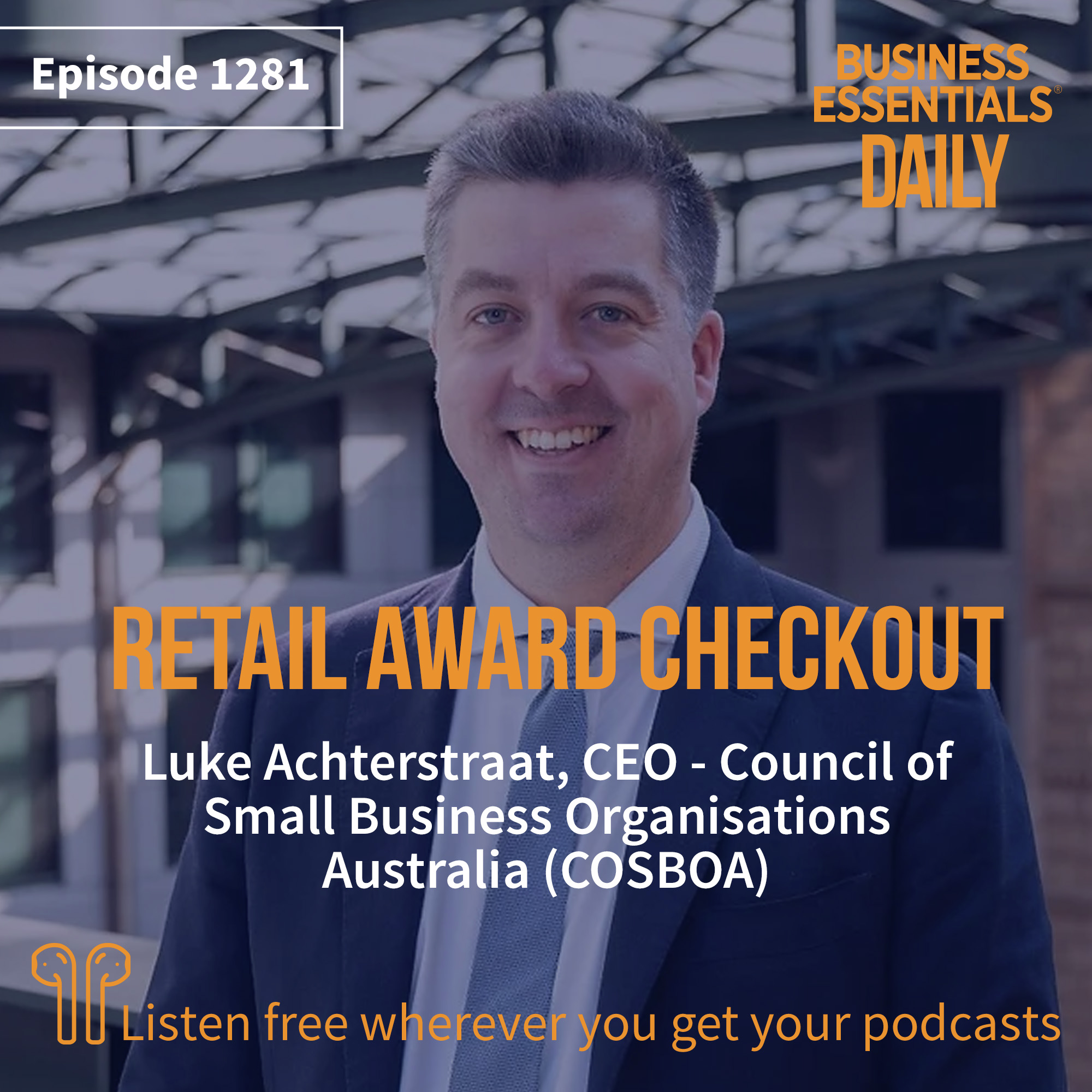 Retail award checkout episode artwork