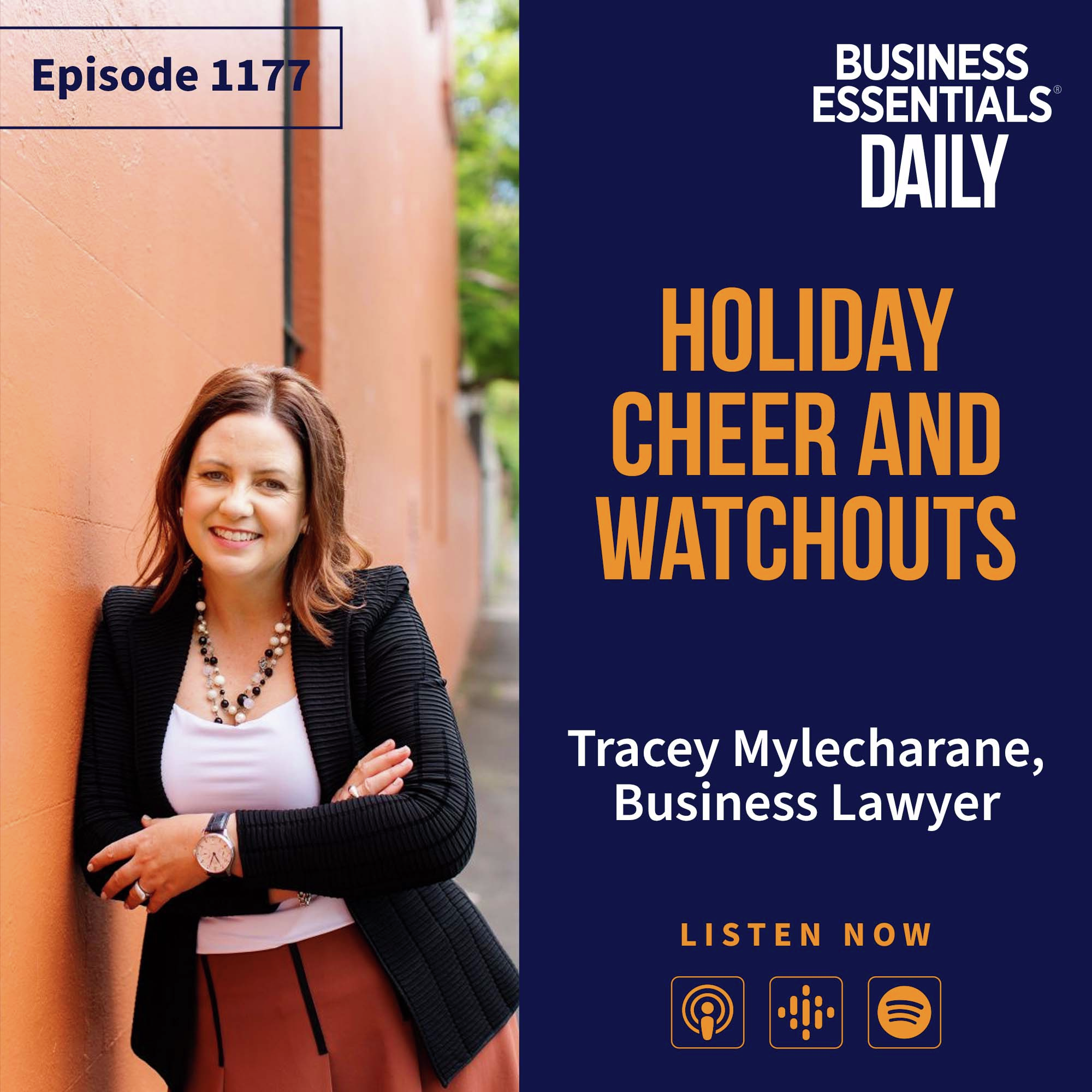 Holiday cheer and watchouts episode artwork