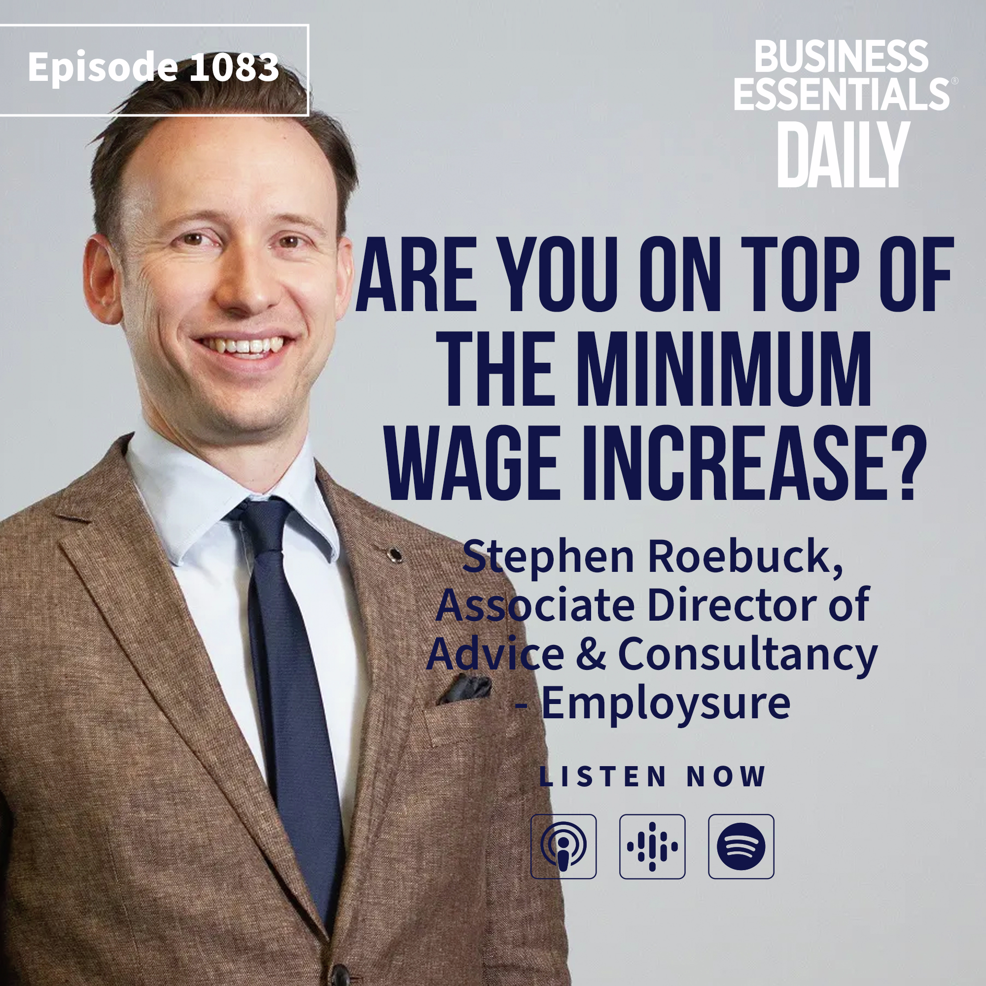 Are you on top of the minimum wage increase?