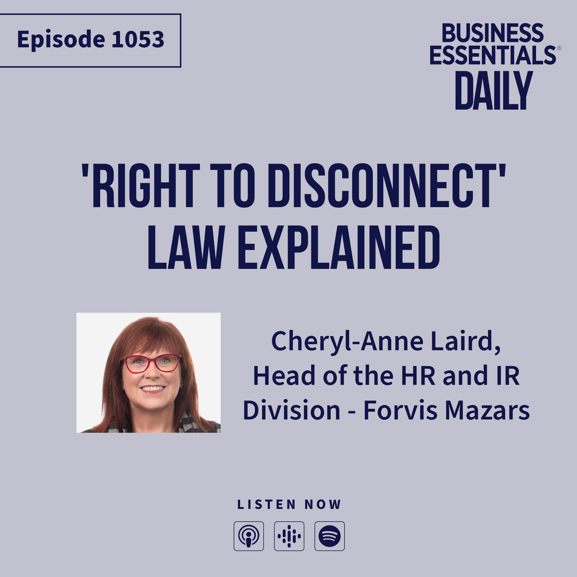 'Right to disconnect' law explained episode artwork