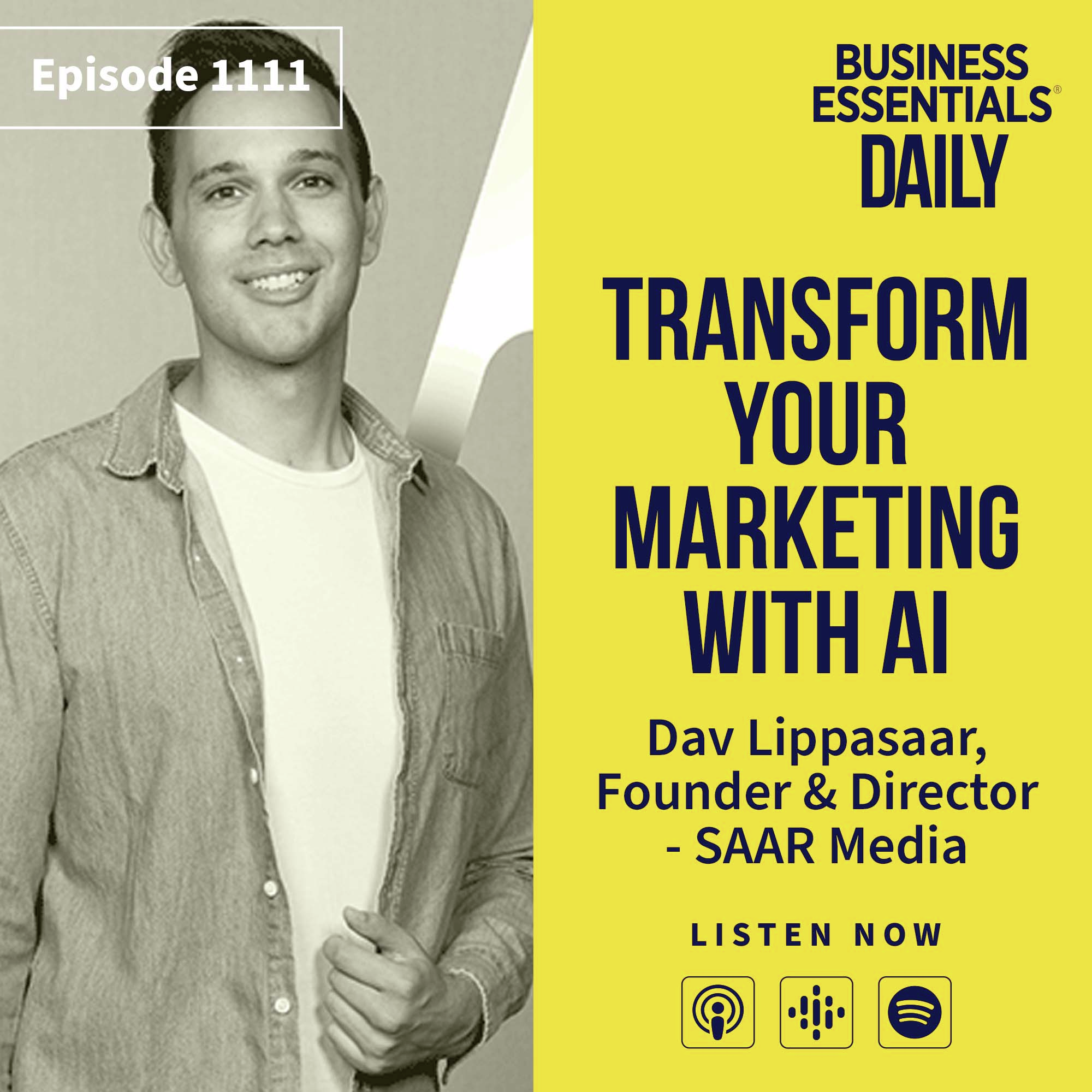 Transform your marketing with AI episode artwork