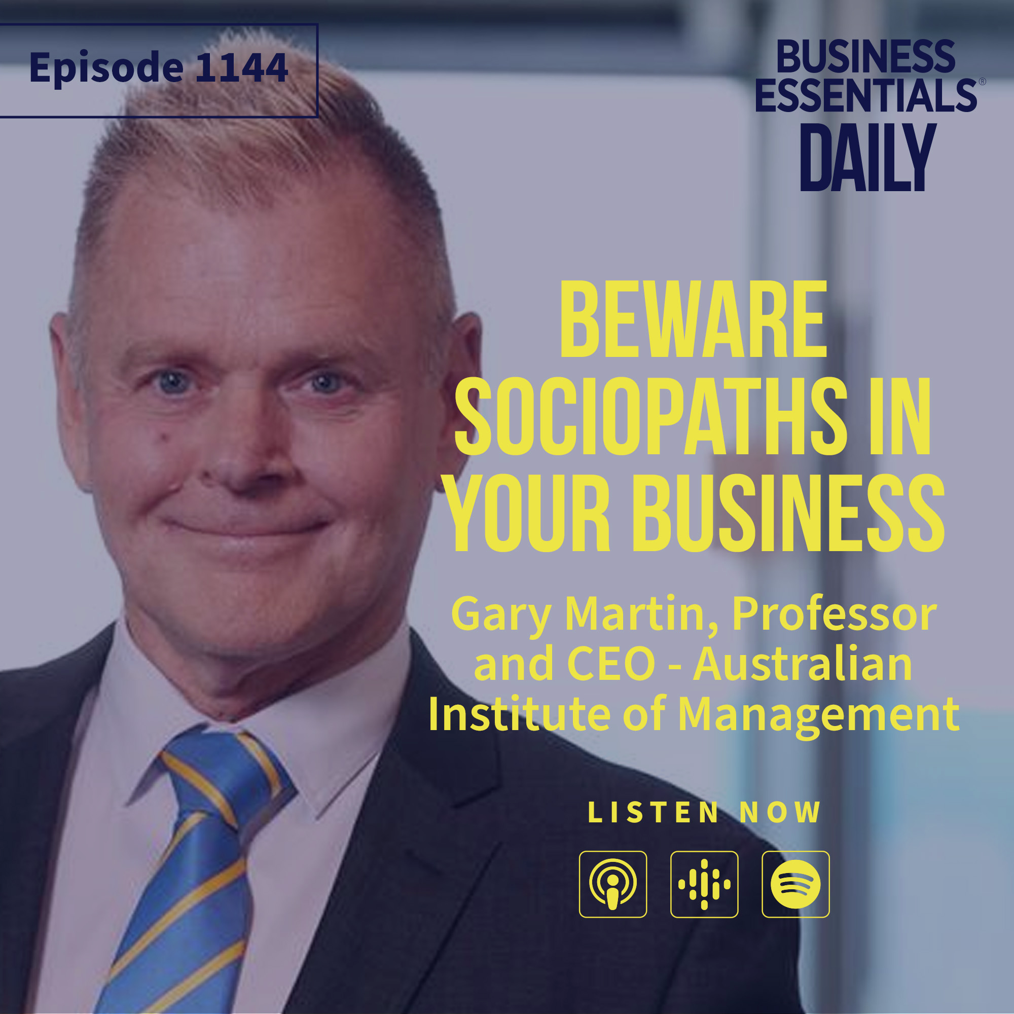 Beware sociopaths in your business