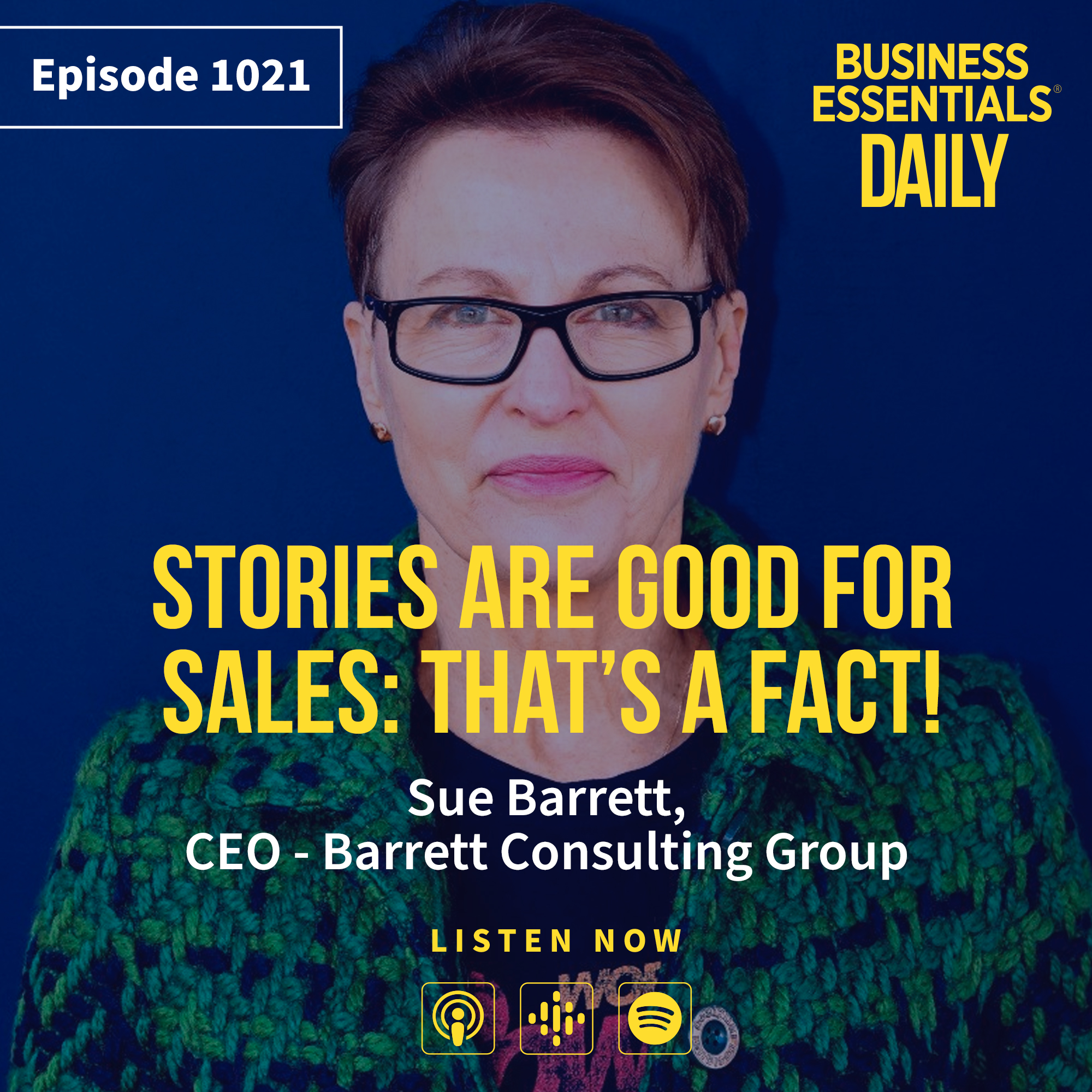 Stories are good for sales: that’s a fact! episode artwork