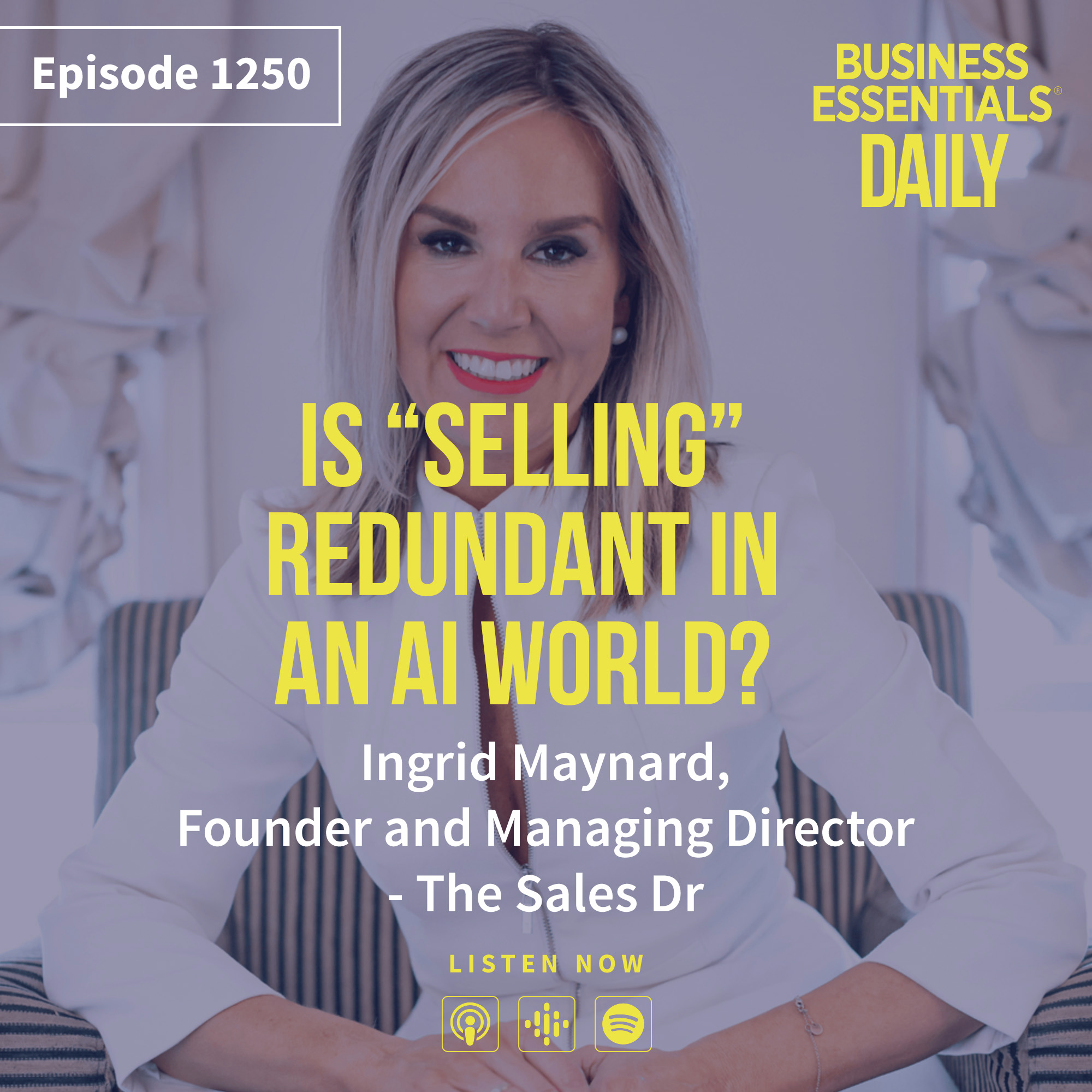 Is "selling" redundant in an AI world?