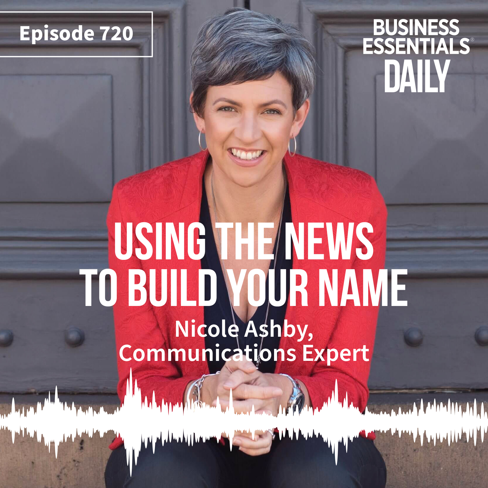 Using the news to build your name episode artwork