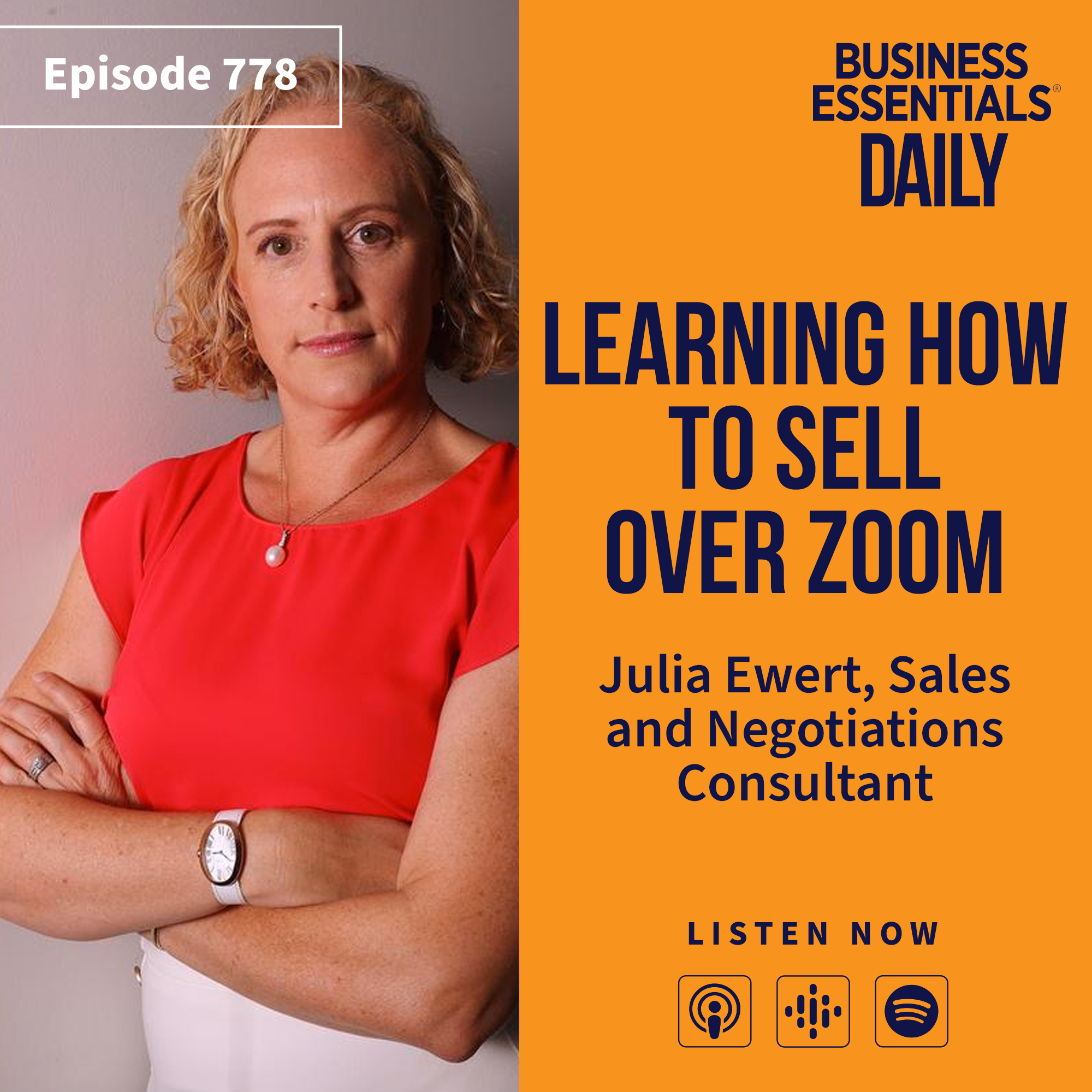 Learning how to sell over Zoom