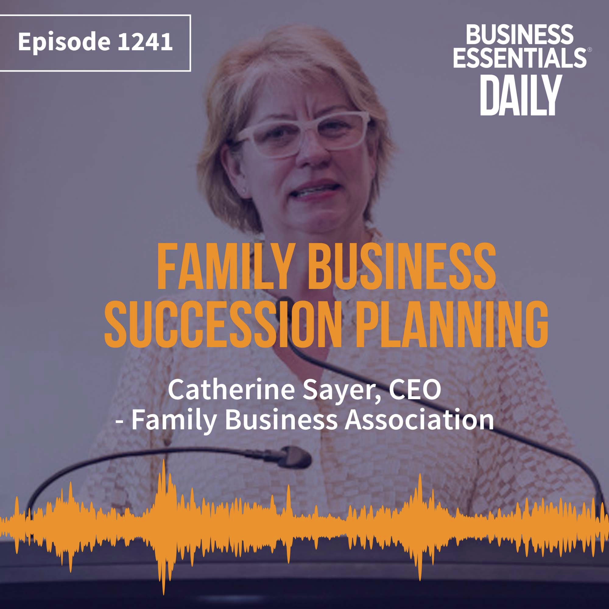 Family business succession planning episode artwork