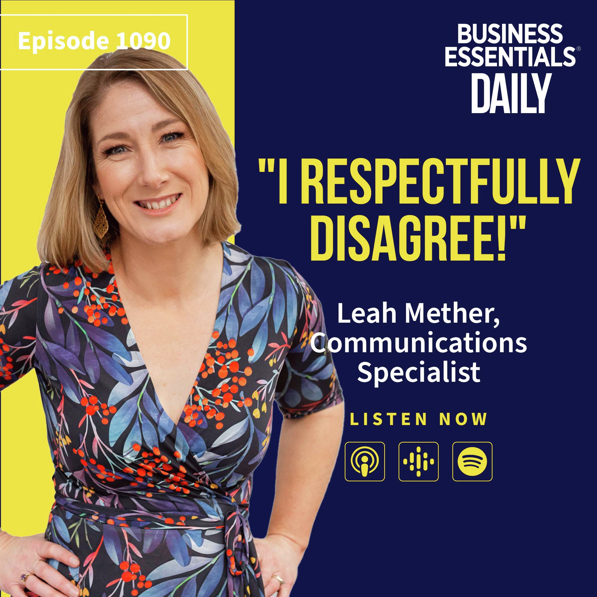 "I respectfully disagree!" episode artwork