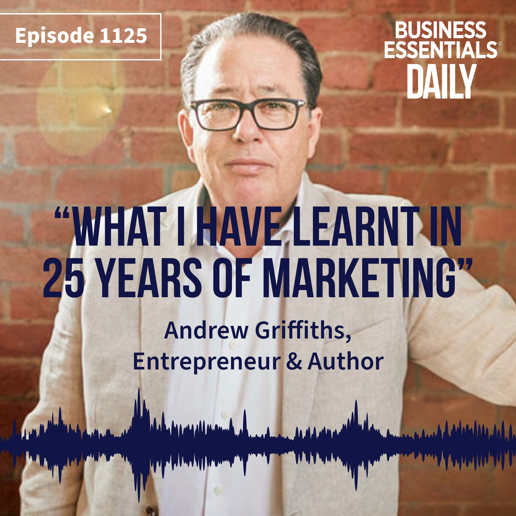 “What I have learnt in 25 years of marketing” episode artwork