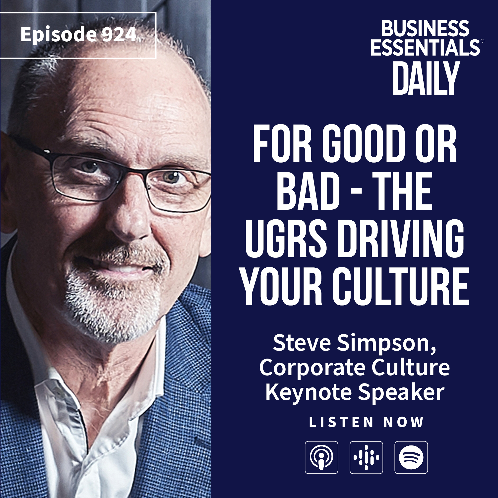 For good or bad - the UGRs driving your culture episode artwork