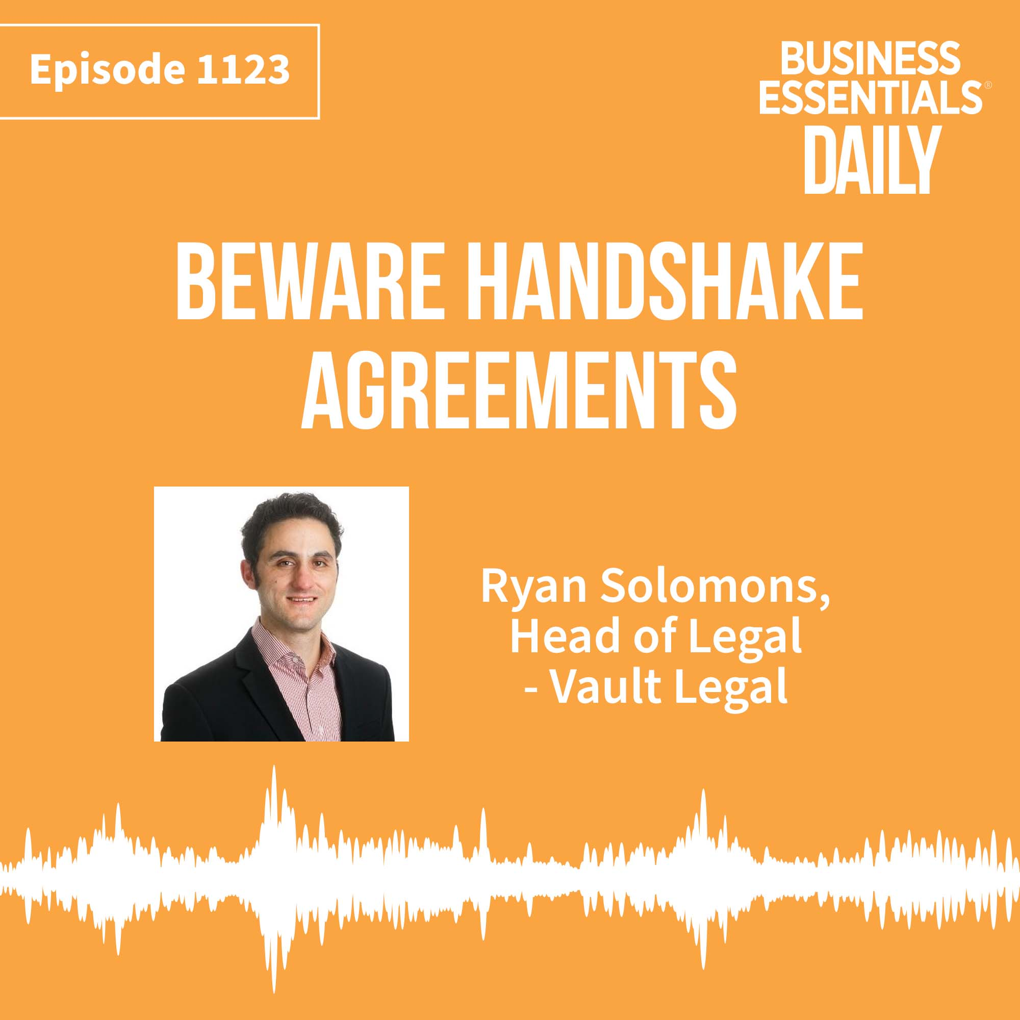 Beware handshake agreements episode artwork