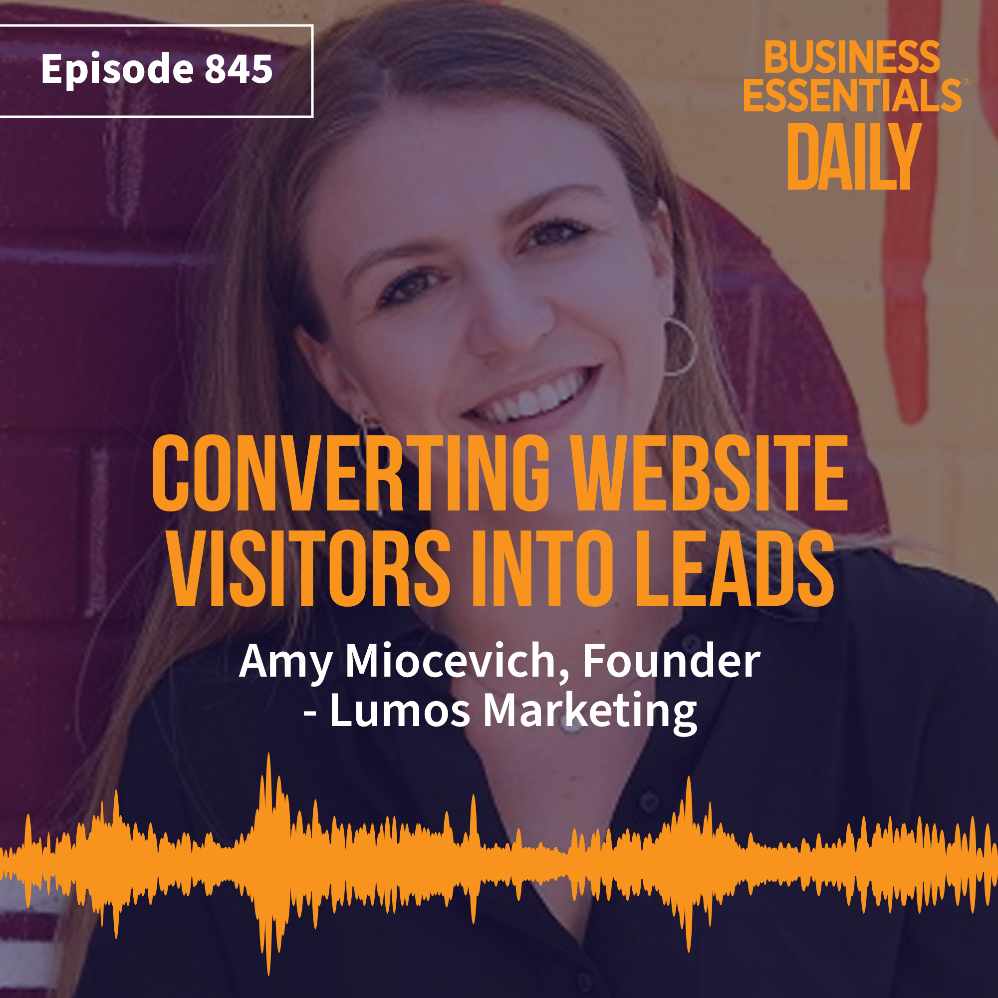 Converting website visitors into leads episode artwork