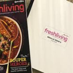 Food Feature - Part 1: Fresh Living braille edition welcomed