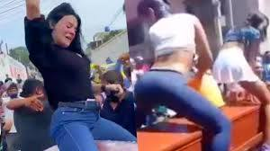 Whats Viral Video Of Woman Twerking On Coffin