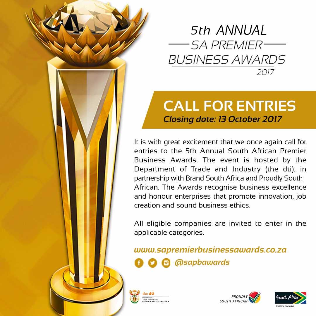 5th Annual South African Premier Business Awards 2017