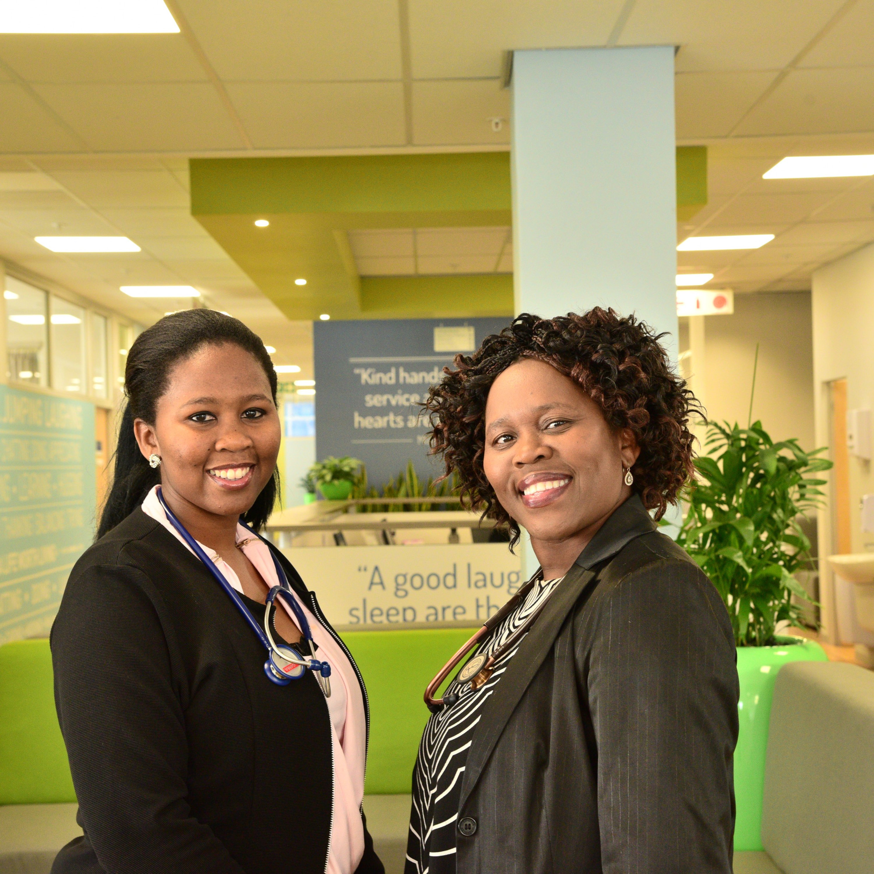 Dr Malebo Mokotedi and Dr Maggy Mojapelo Mokotedi