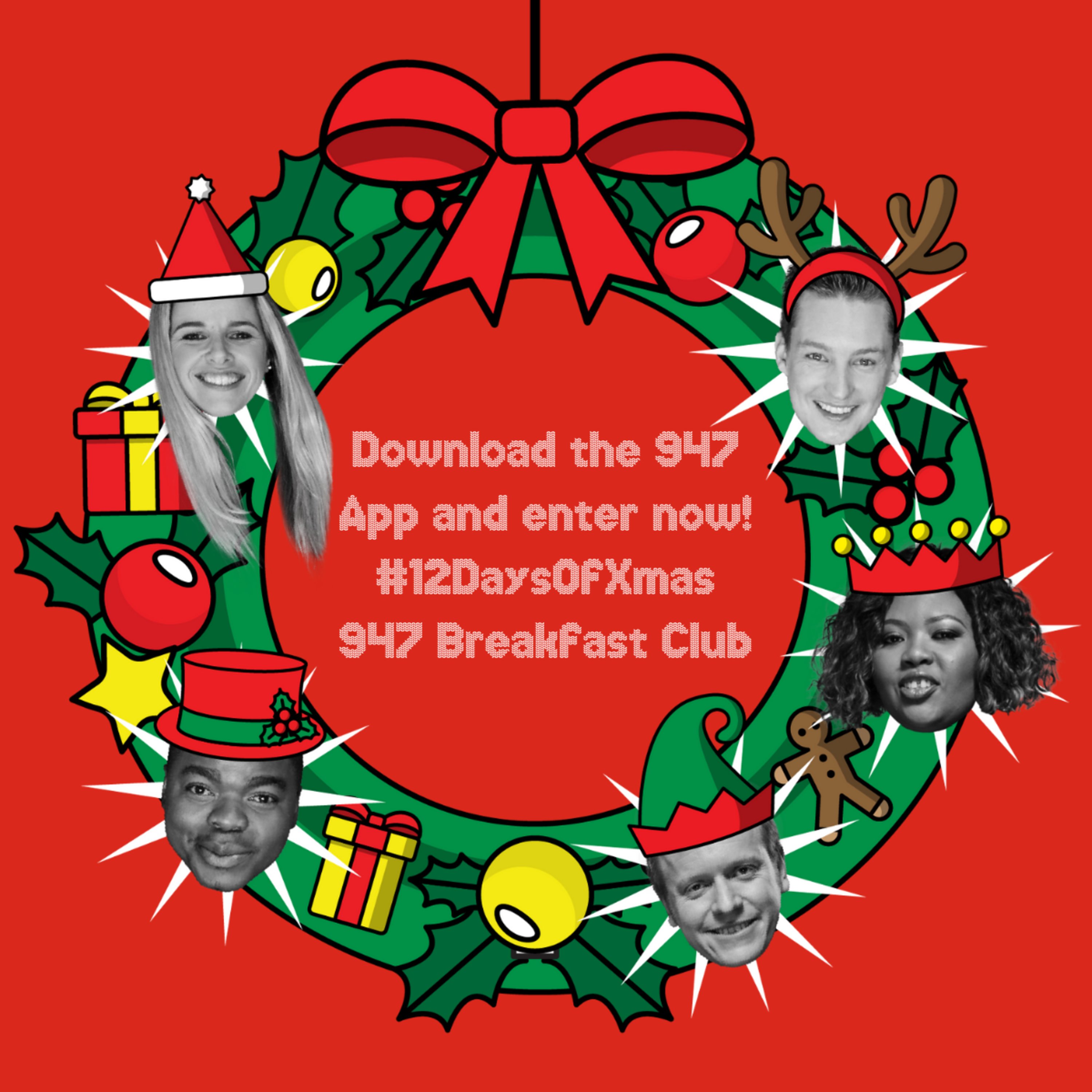 12 days of Christmas is back and you get the chance to finally get what you've always wanted. Go to 947 website for more details!