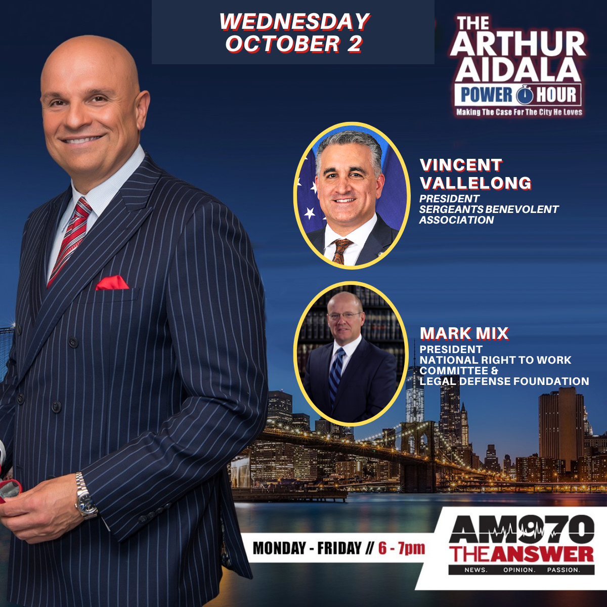 The Arthur Aidala Power Hour 10-2-24 episode artwork