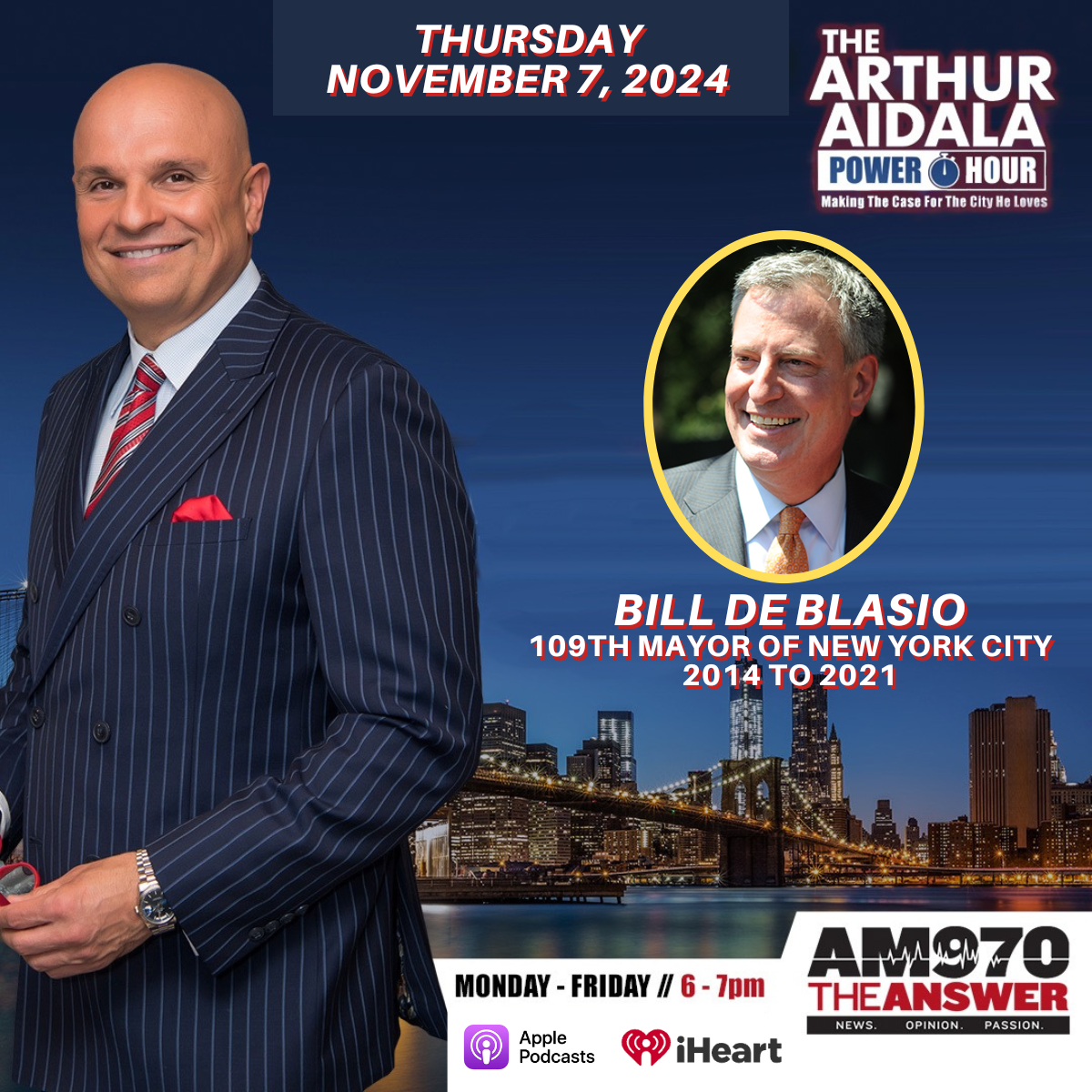 The Arthur Aidala Power Hour 11-7-24 episode artwork