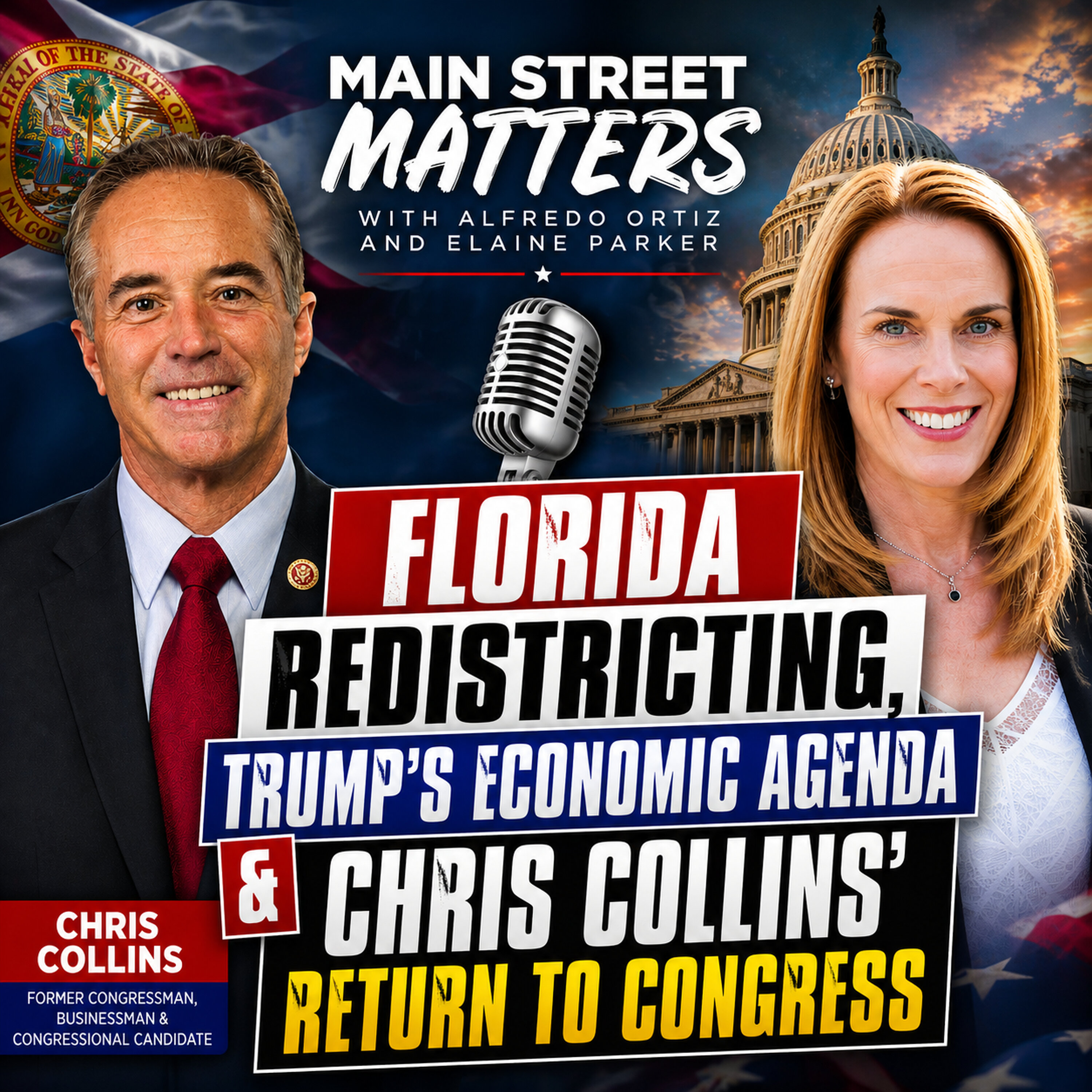 Florida Redistricting, Trump’s Economic Agenda & Chris Collins’ Return to Congress episode artwork