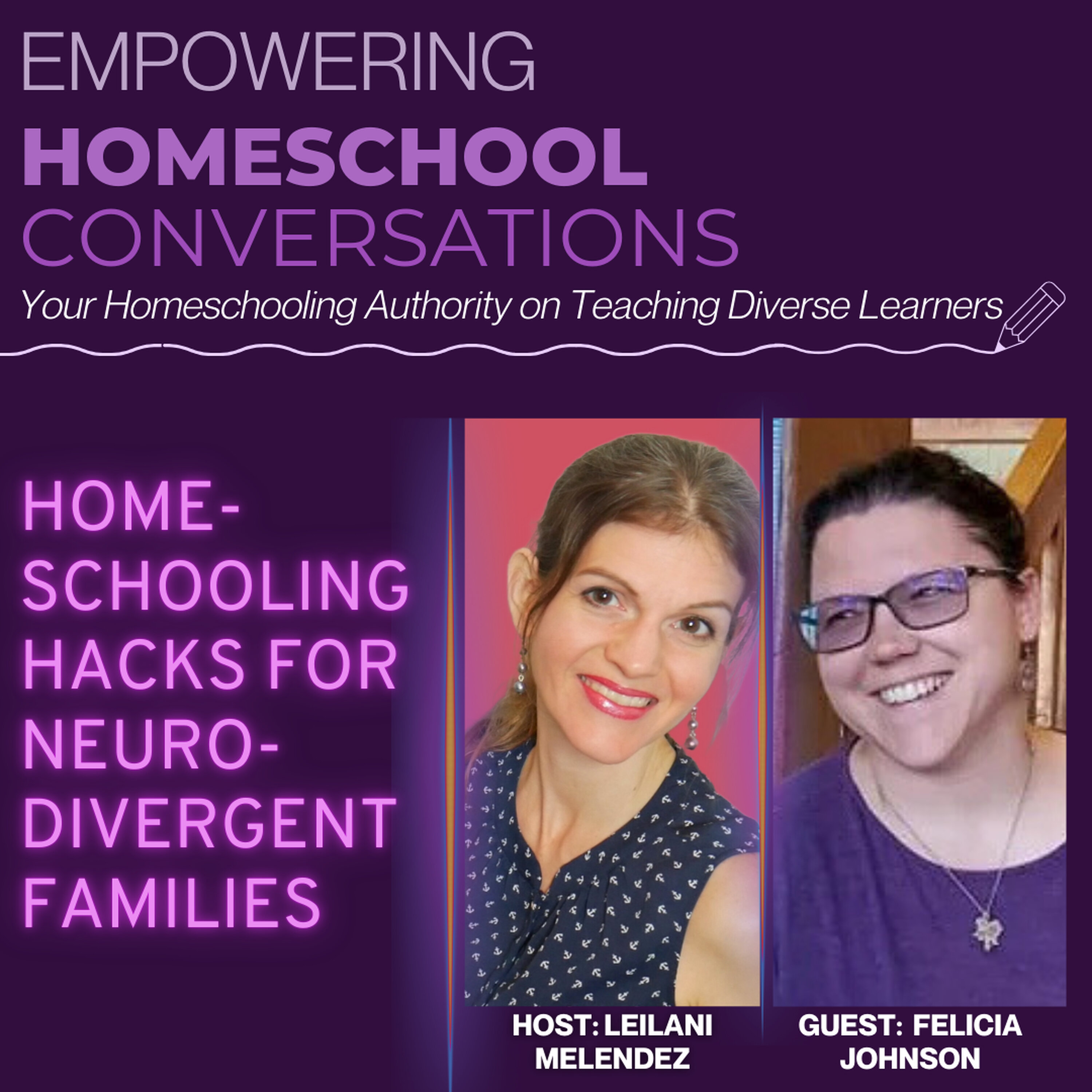 Homeschooling Hacks for Neurodivergent Families episode artwork