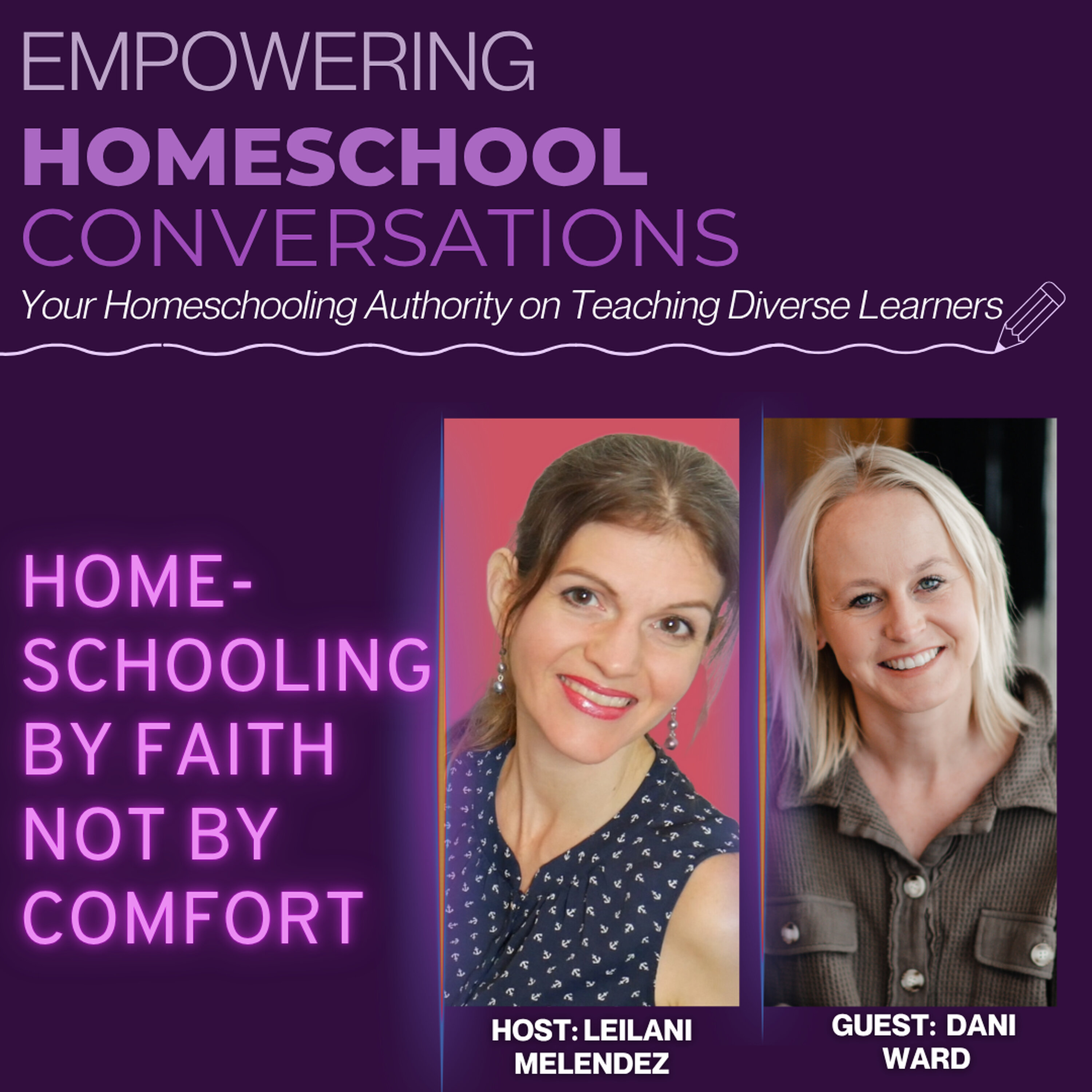 Homeschooling by Faith Not by Comfort episode artwork
