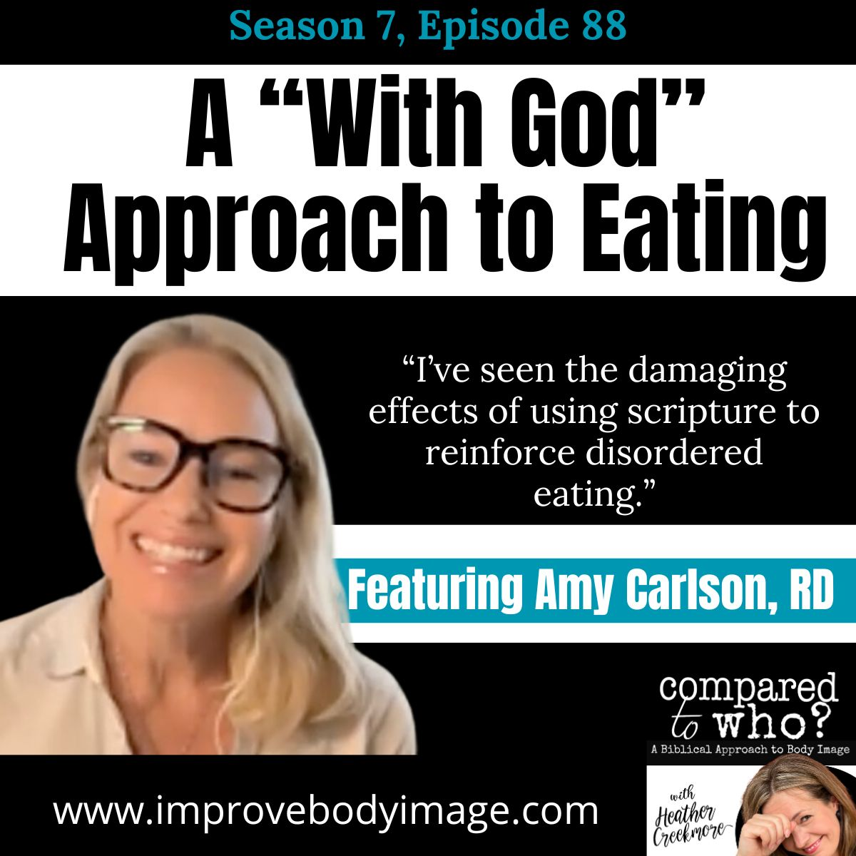 A "With God" Approach to Food and Eating Featuring Amy Carlson