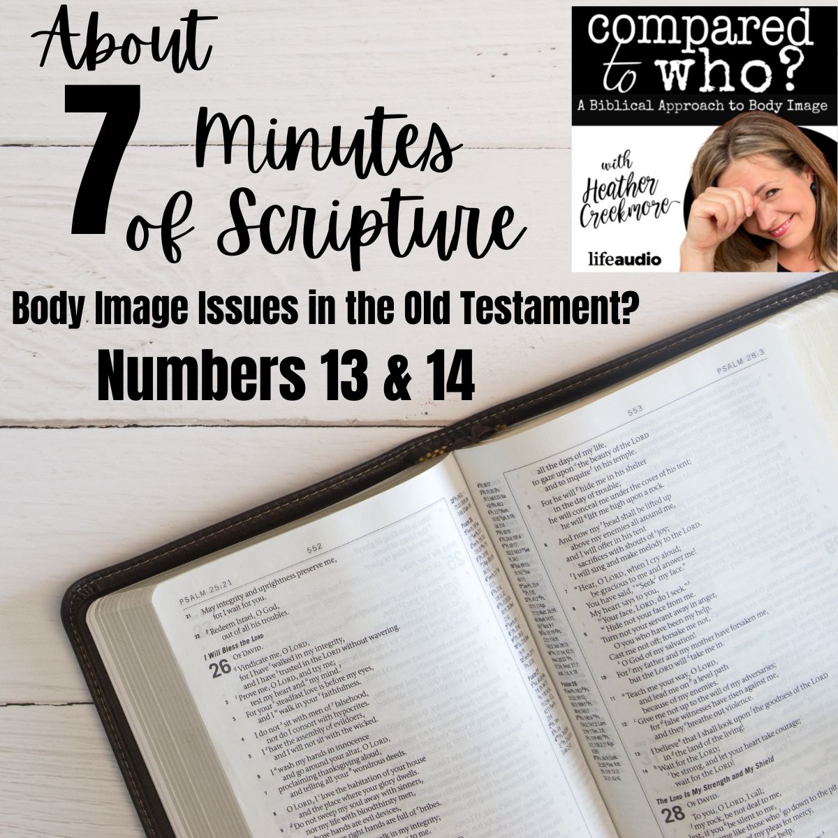 7 minutes of Scripture: Numbers 13, 14 and Your Body Image
