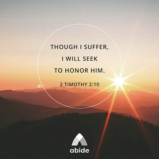 Be Honorable In Suffering