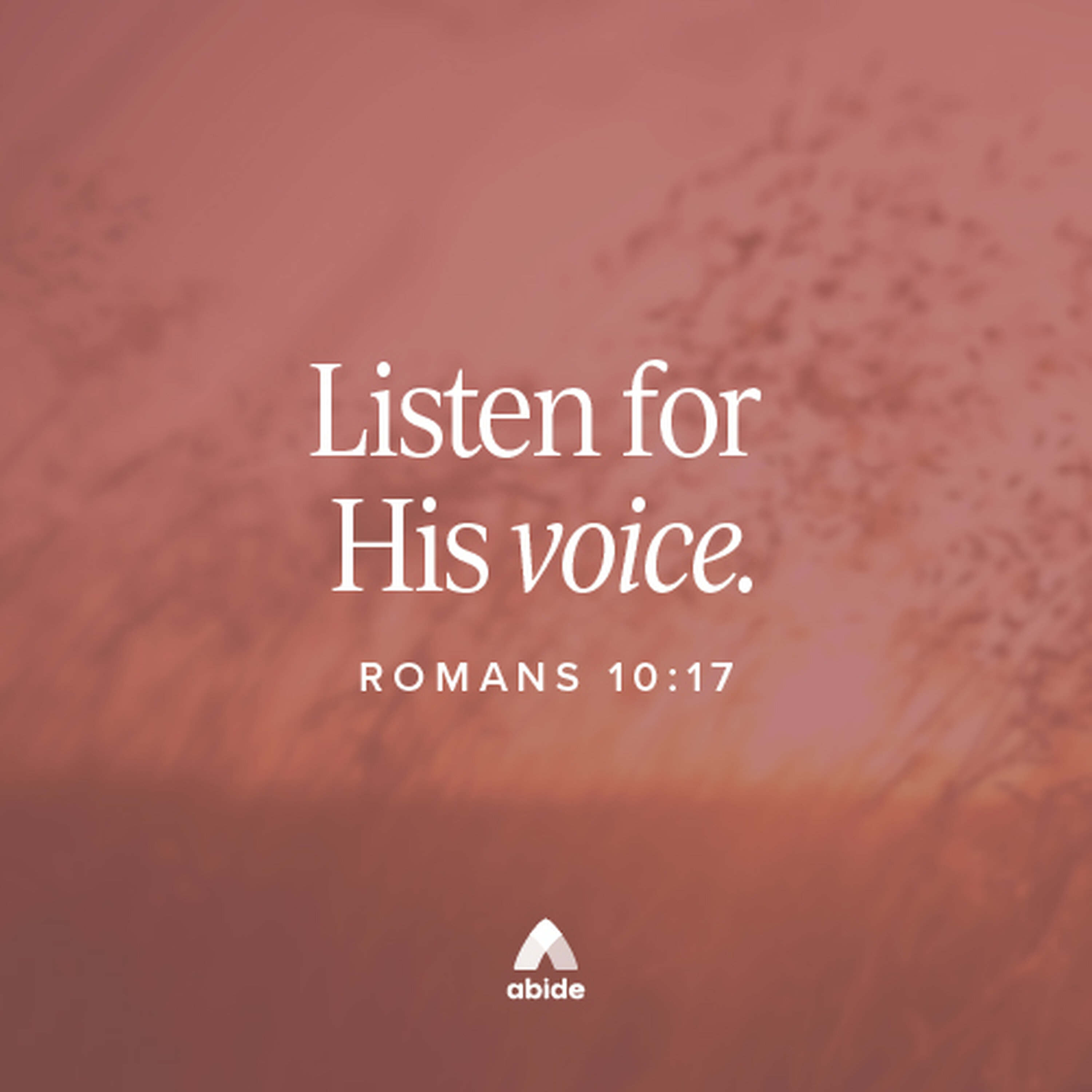 Faith Comes by Hearing