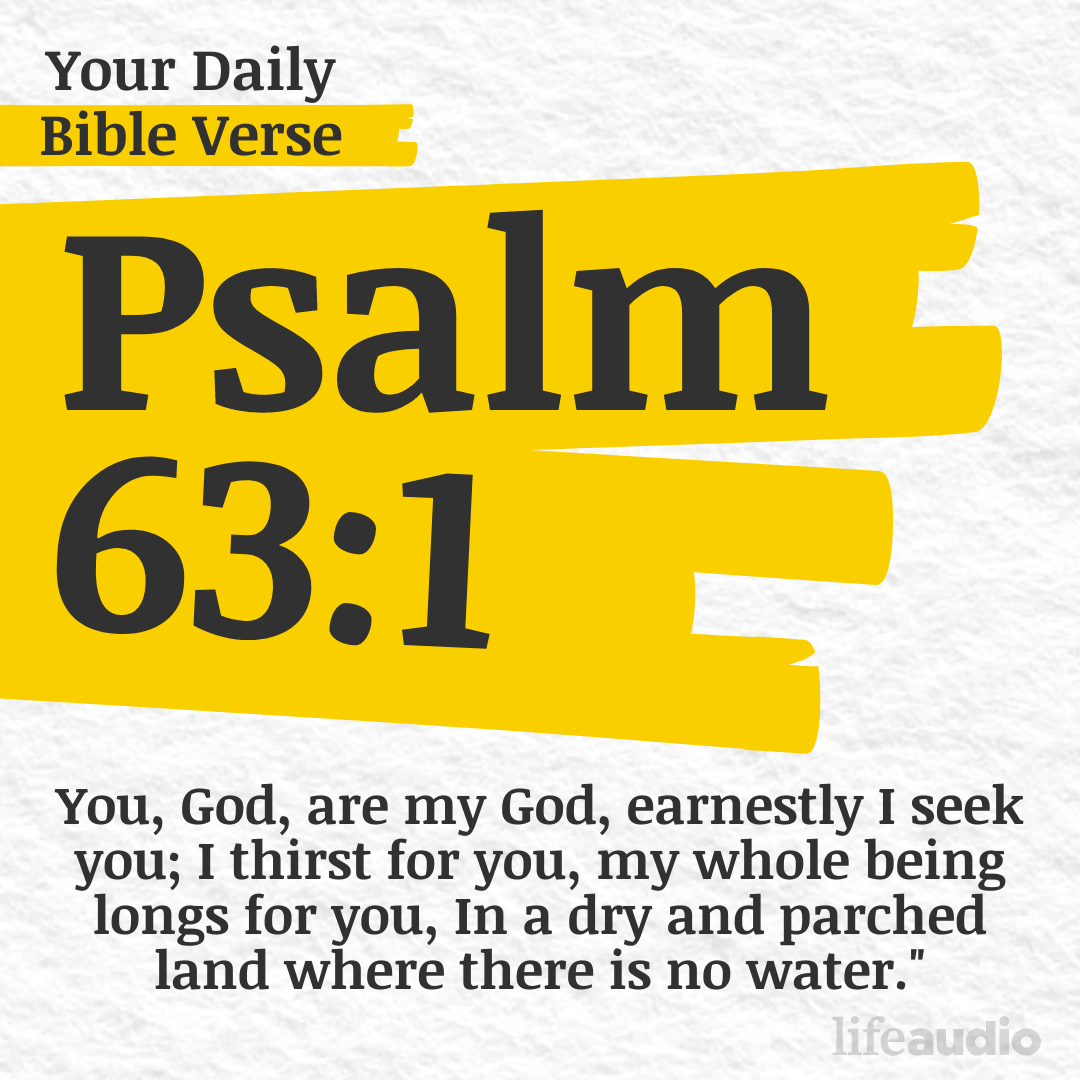 Increasing Our Thirst for God (Psalm 63:1)