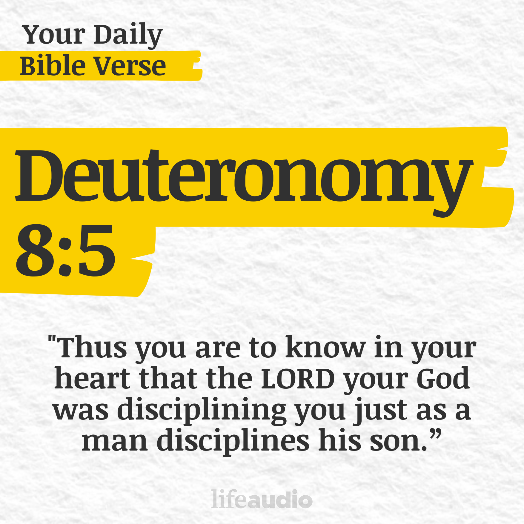 Why Would a Loving God Discipline Us (Deuteronomy 8:5)