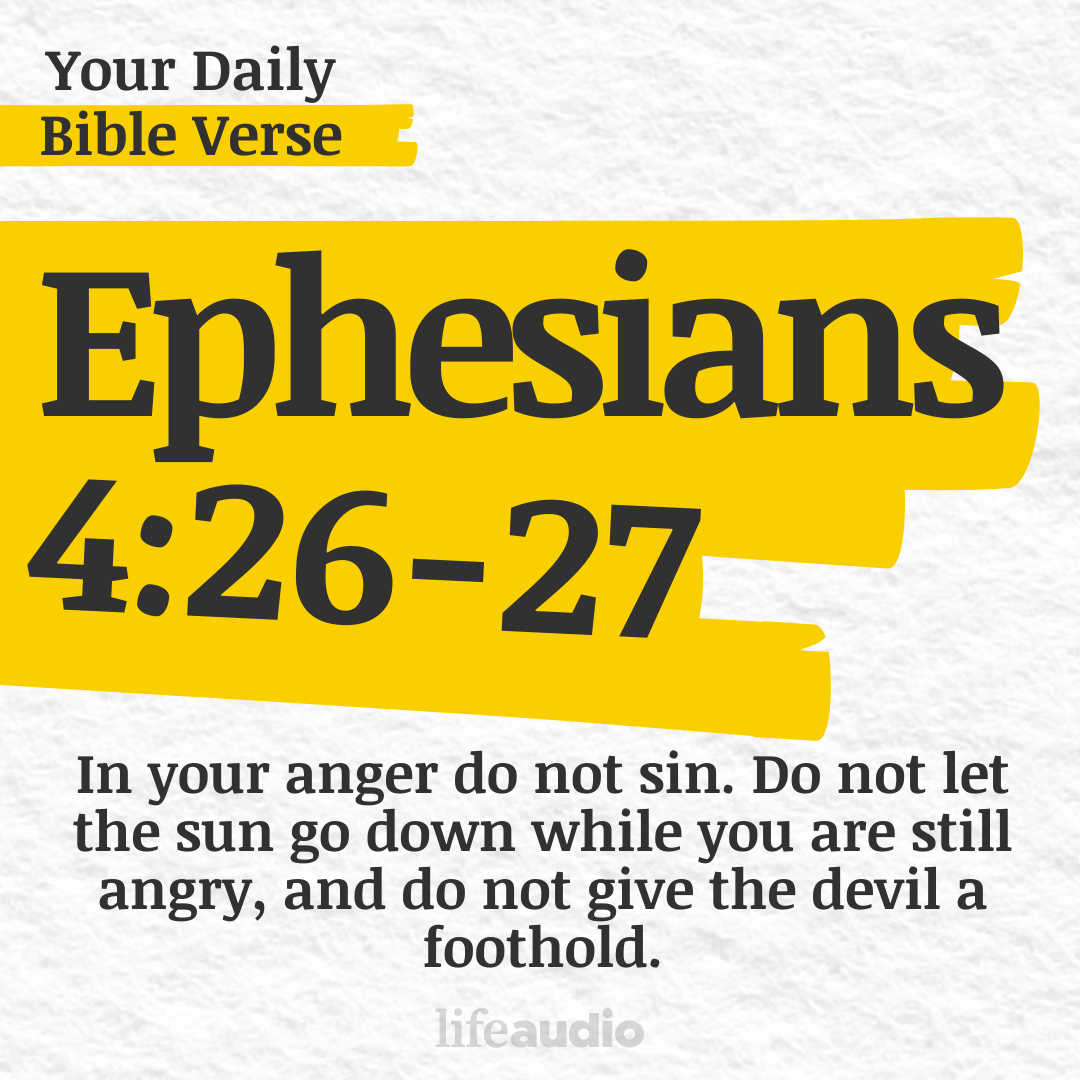 Anger Is a Primal Force (Ephesians 4:26-27)