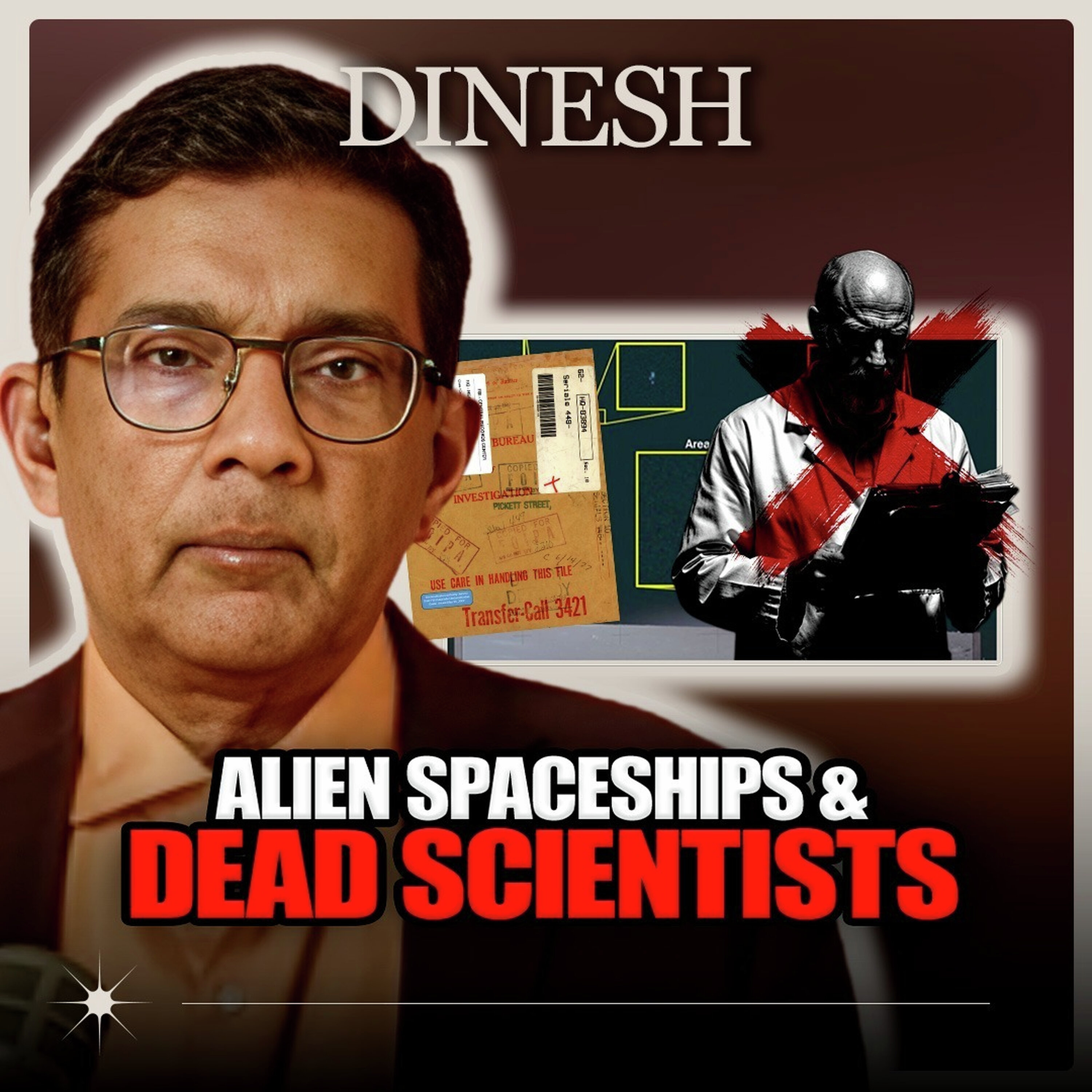ALIEN SPACESHIPS & DEAD SCIENTISTS episode artwork