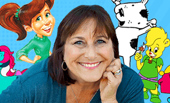 Katie Leigh (Connie Kendall with Adventures in Odyssey) and Holly Snow Cinader (ACCESS founder) + daughters Sadie & Sophie (founders of Comfort for Kids)