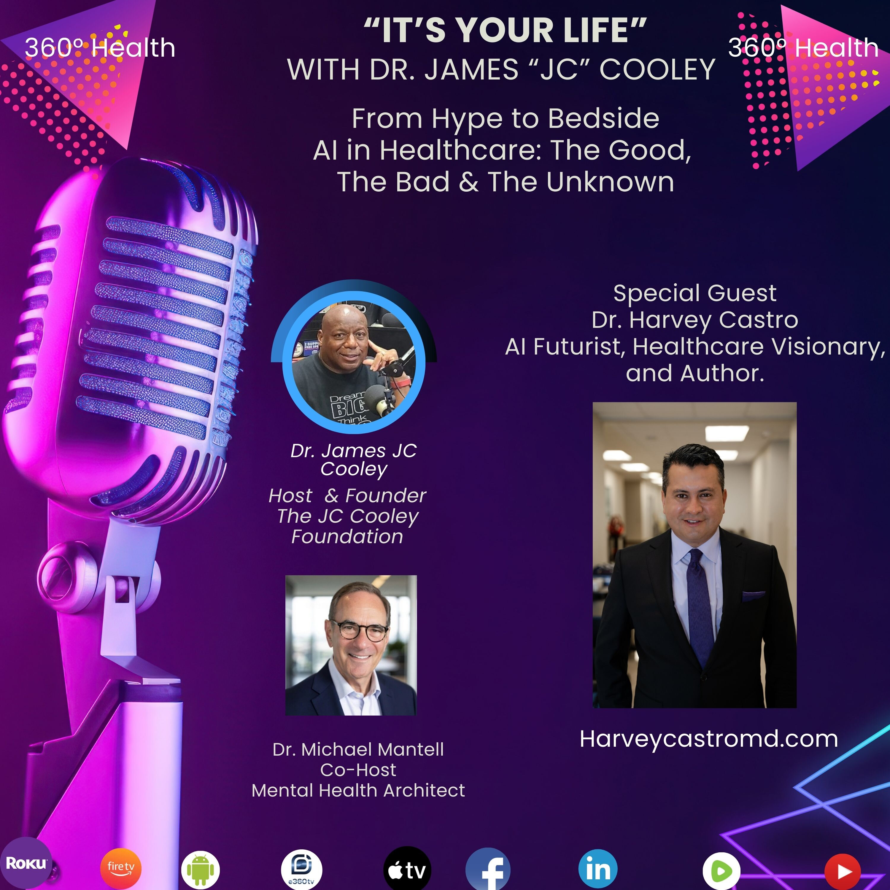360° Health: From Hype to Bedside- AI in Healthcare: The Good, The Bad & The Unknown episode artwork