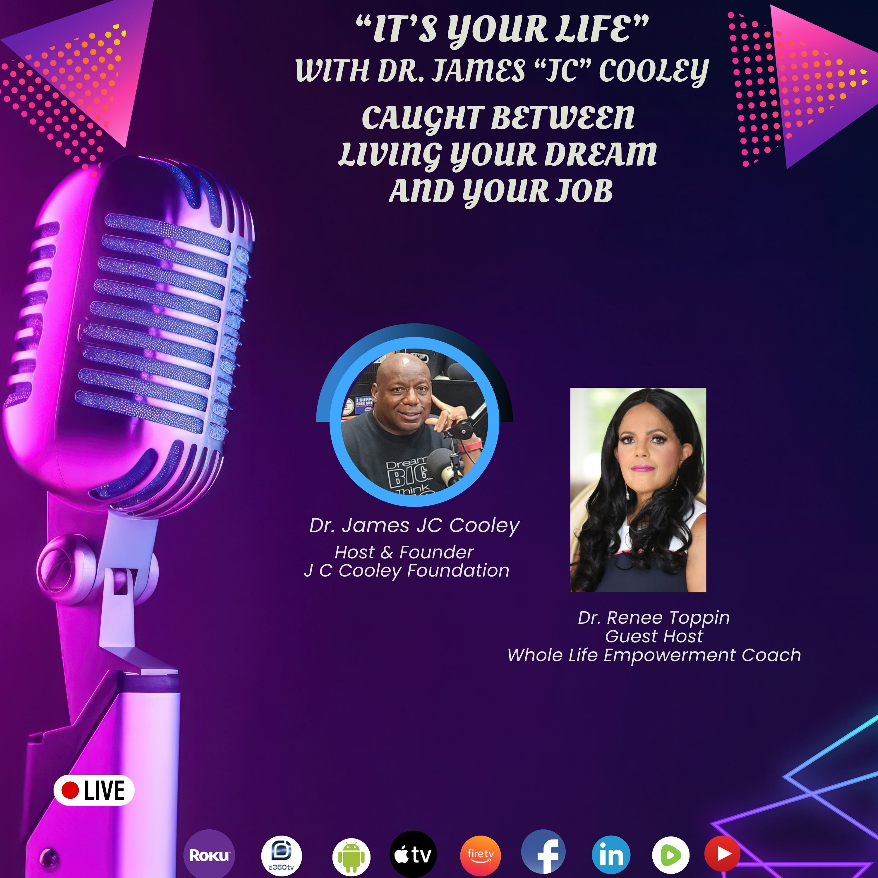 CAUGHT BETWEEN LIVING YOUR DREAM AND YOUR JOB episode artwork
