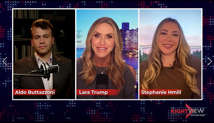 Lara Trump, Aldo Buttazzoni, Stephanie Hamill