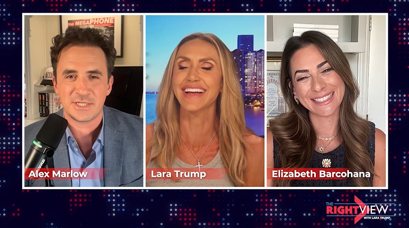 The Right View with Lara Trump - Lara Trump, Alex Marlow, Elizabeth Barcohana