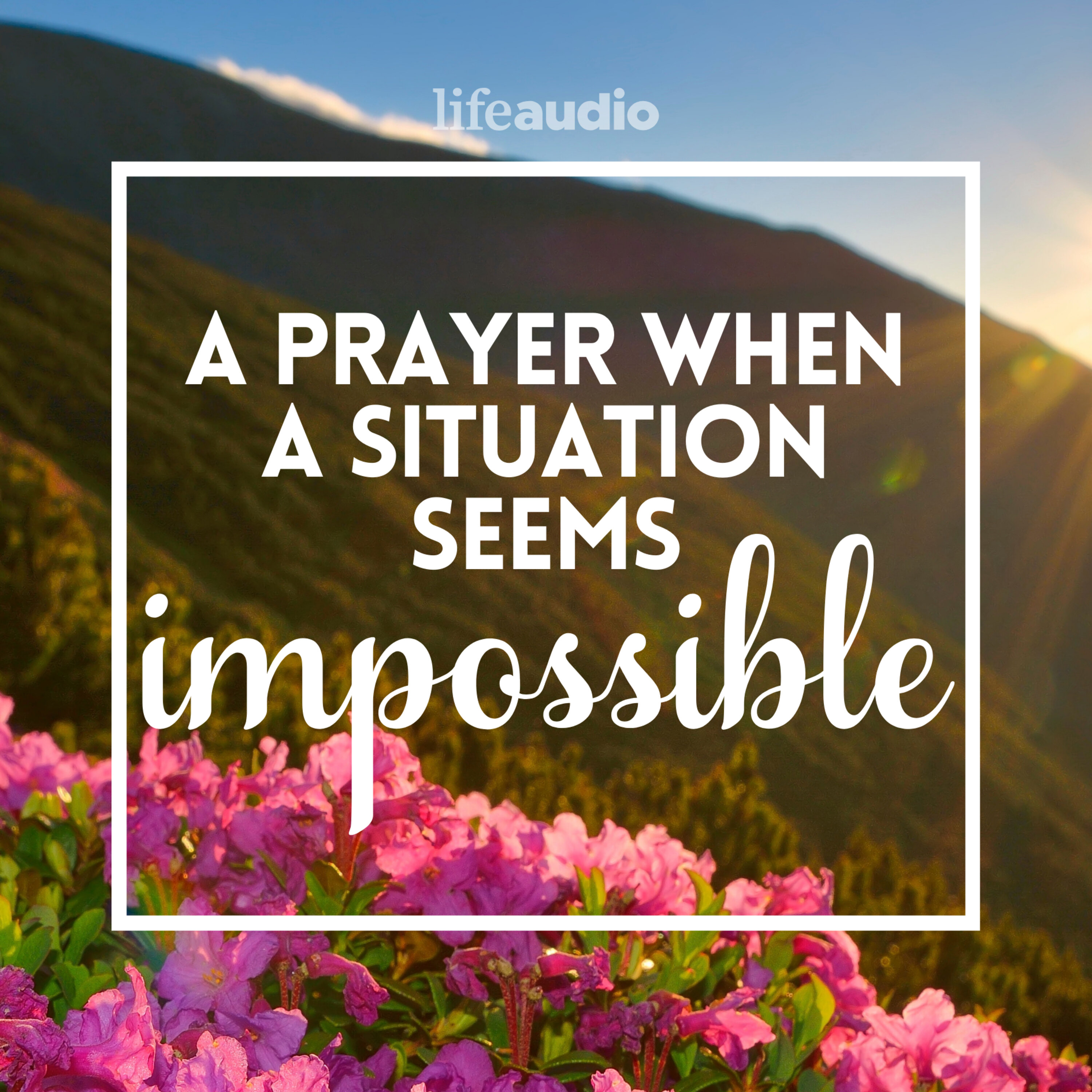 A Prayer When a Situation Seems Impossible