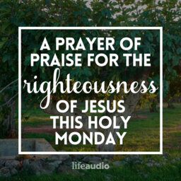 A Prayer of Praise for the Righteousness of Jesus This Holy Monday