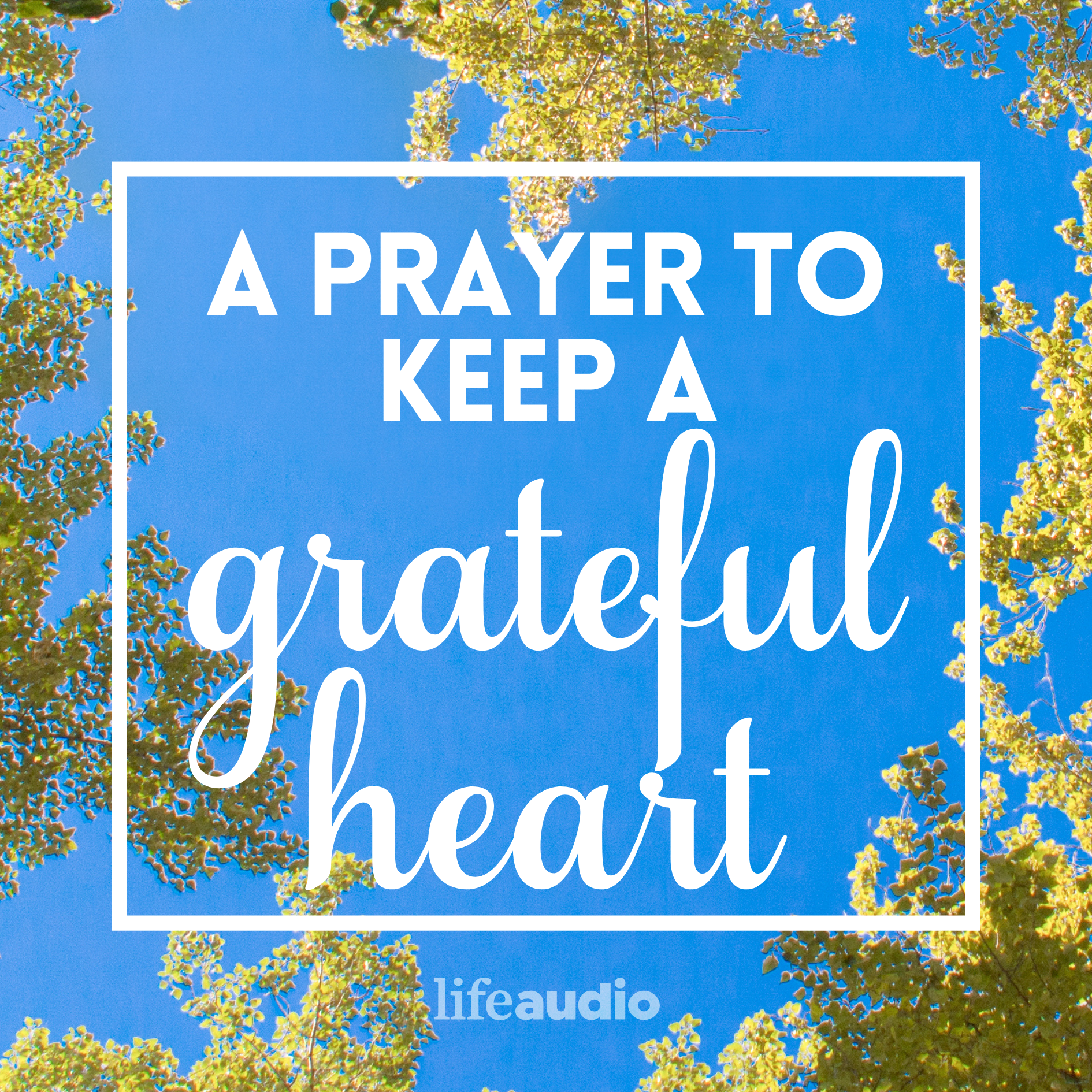A Prayer to Keep a Grateful Heart