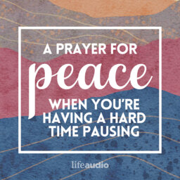 A Prayer for Peace When You’re Having a Hard Time Pausing